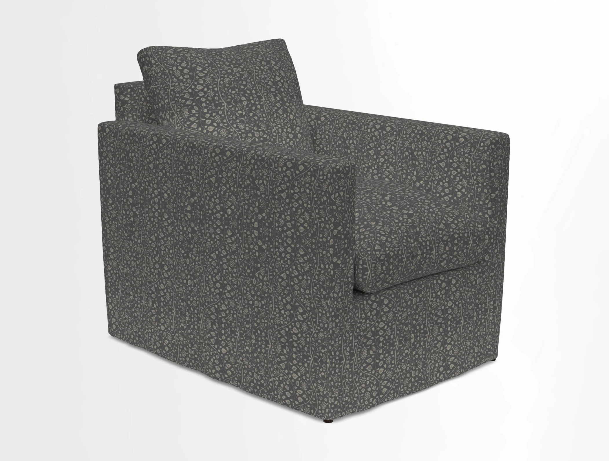 Heyshott Chair in Two Tone Plain Biscuit. Loose cover option available