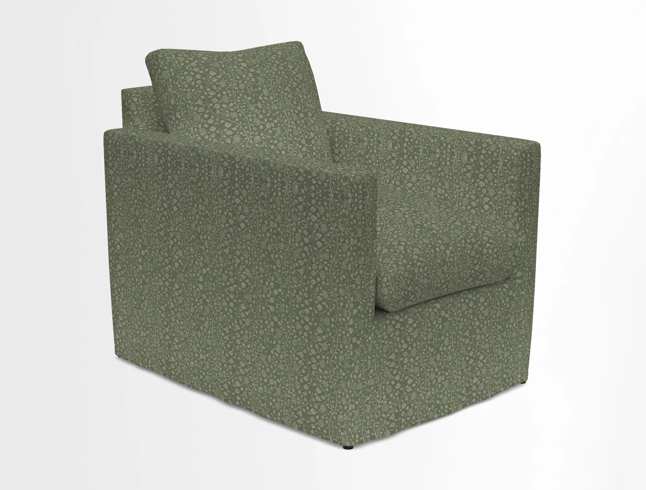 Heyshott Chair in Two Tone Plain Biscuit. Loose cover option available
