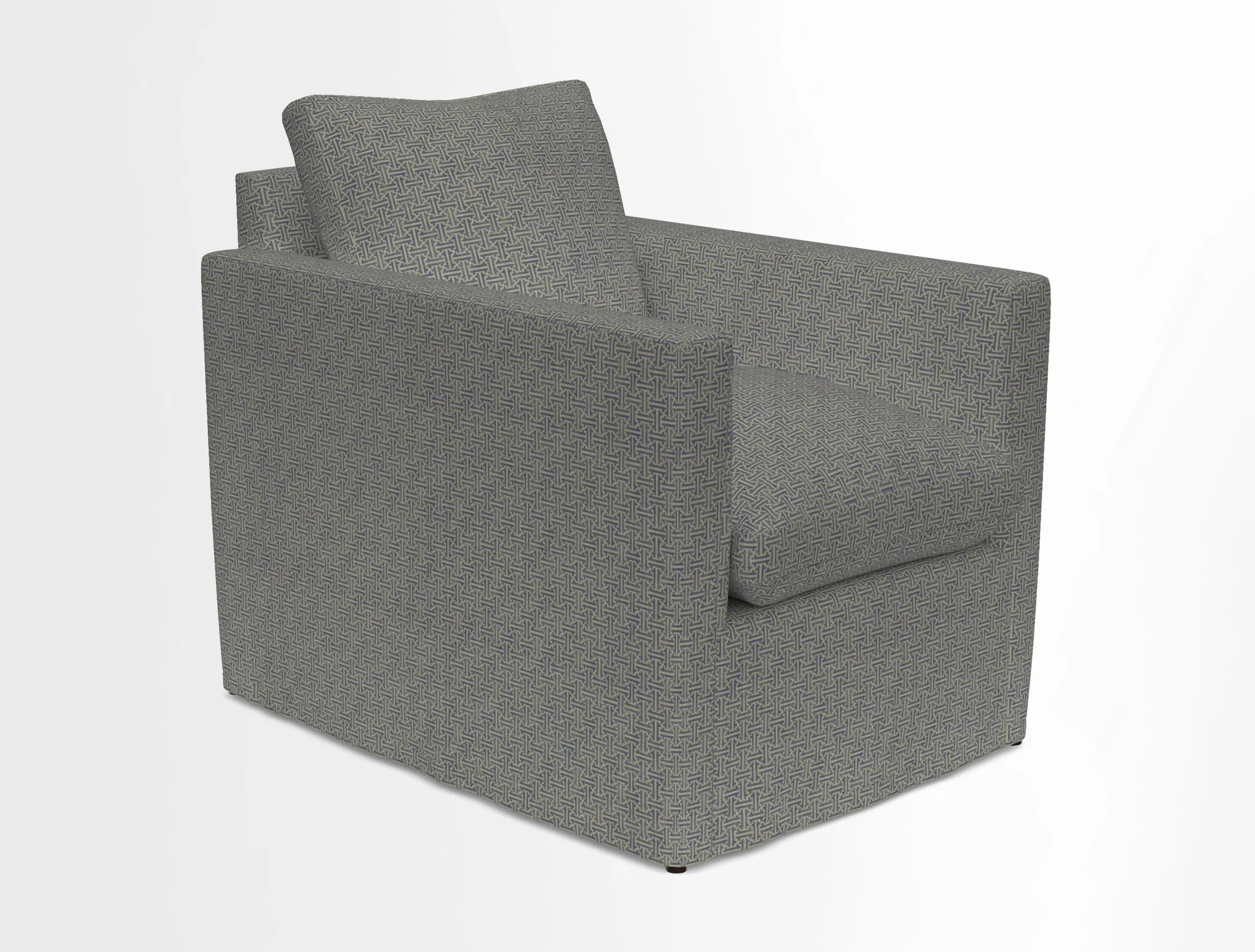 Heyshott Chair in Two Tone Plain Biscuit. Loose cover option available