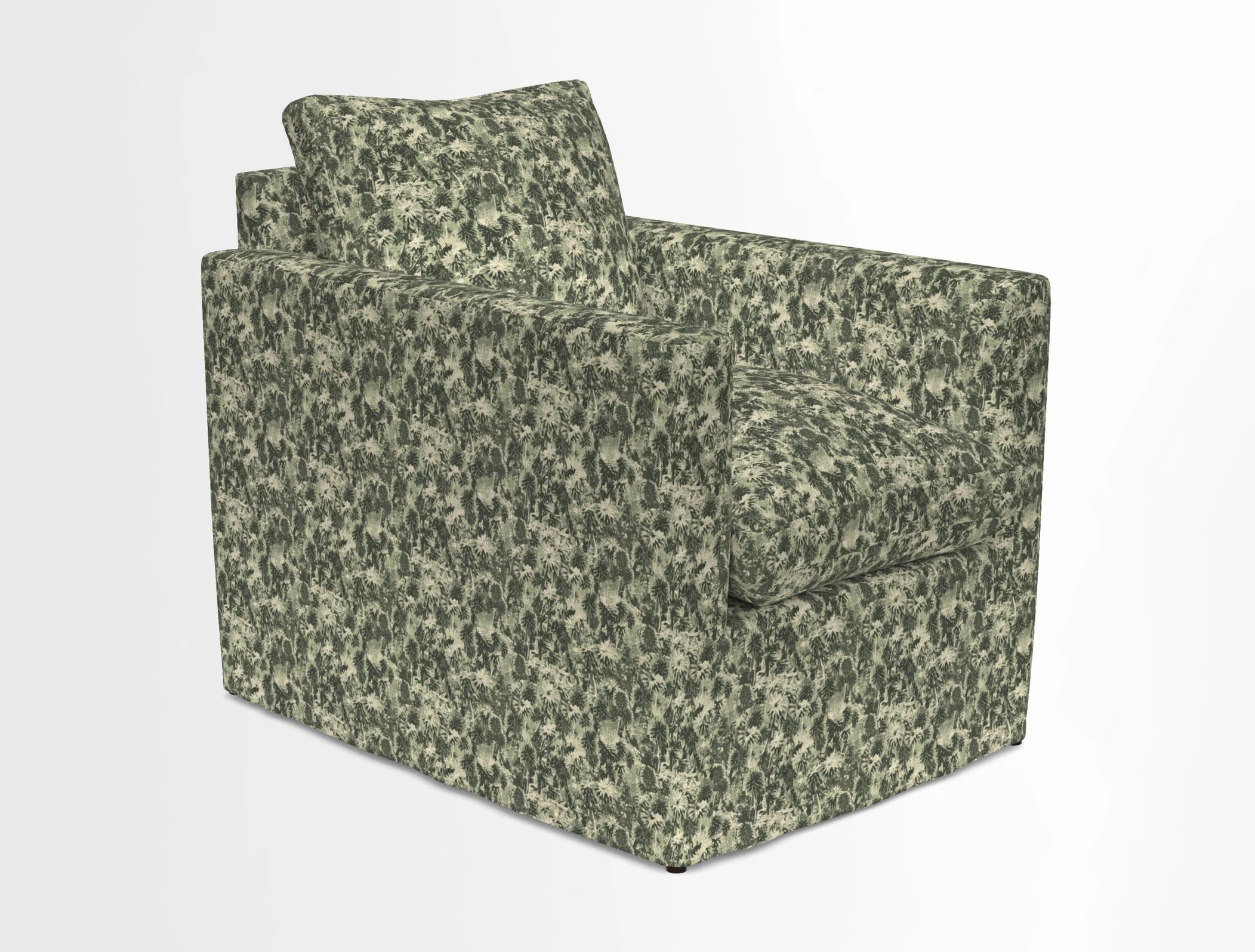 Heyshott Chair in Two Tone Plain Biscuit. Loose cover option available