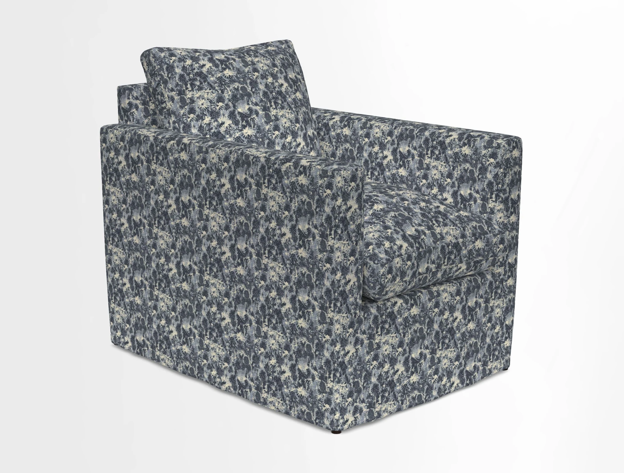 Heyshott Chair in Two Tone Plain Biscuit. Loose cover option available