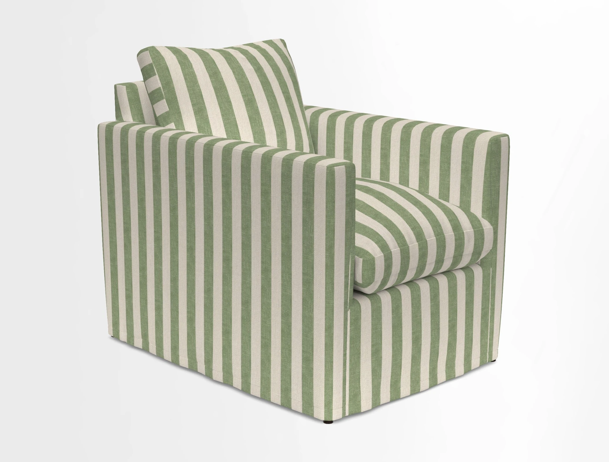 Heyshott Chair in Two Tone Plain Biscuit. Loose cover option available