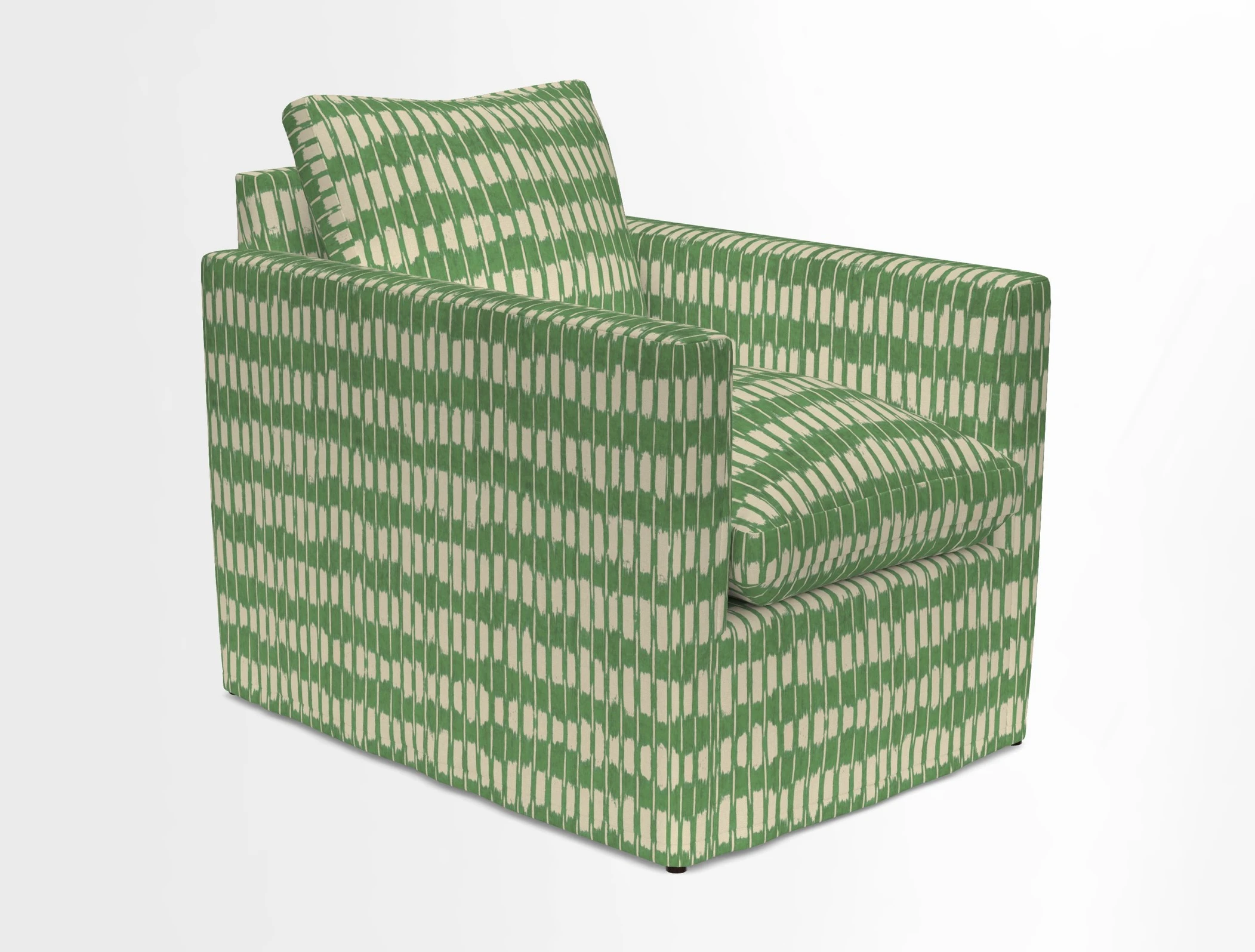 Heyshott Chair in Two Tone Plain Biscuit. Loose cover option available