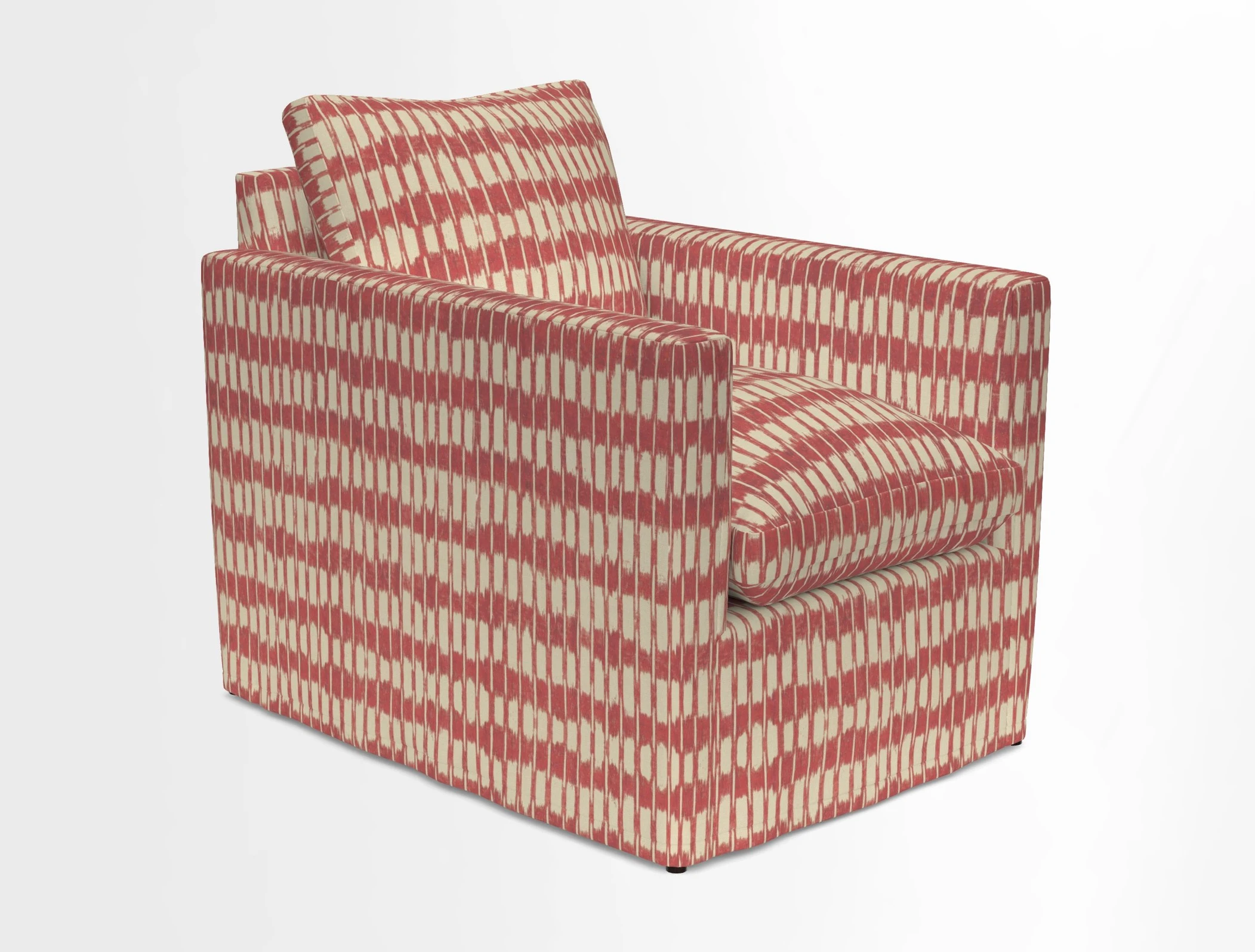 Heyshott Chair in Two Tone Plain Biscuit. Loose cover option available