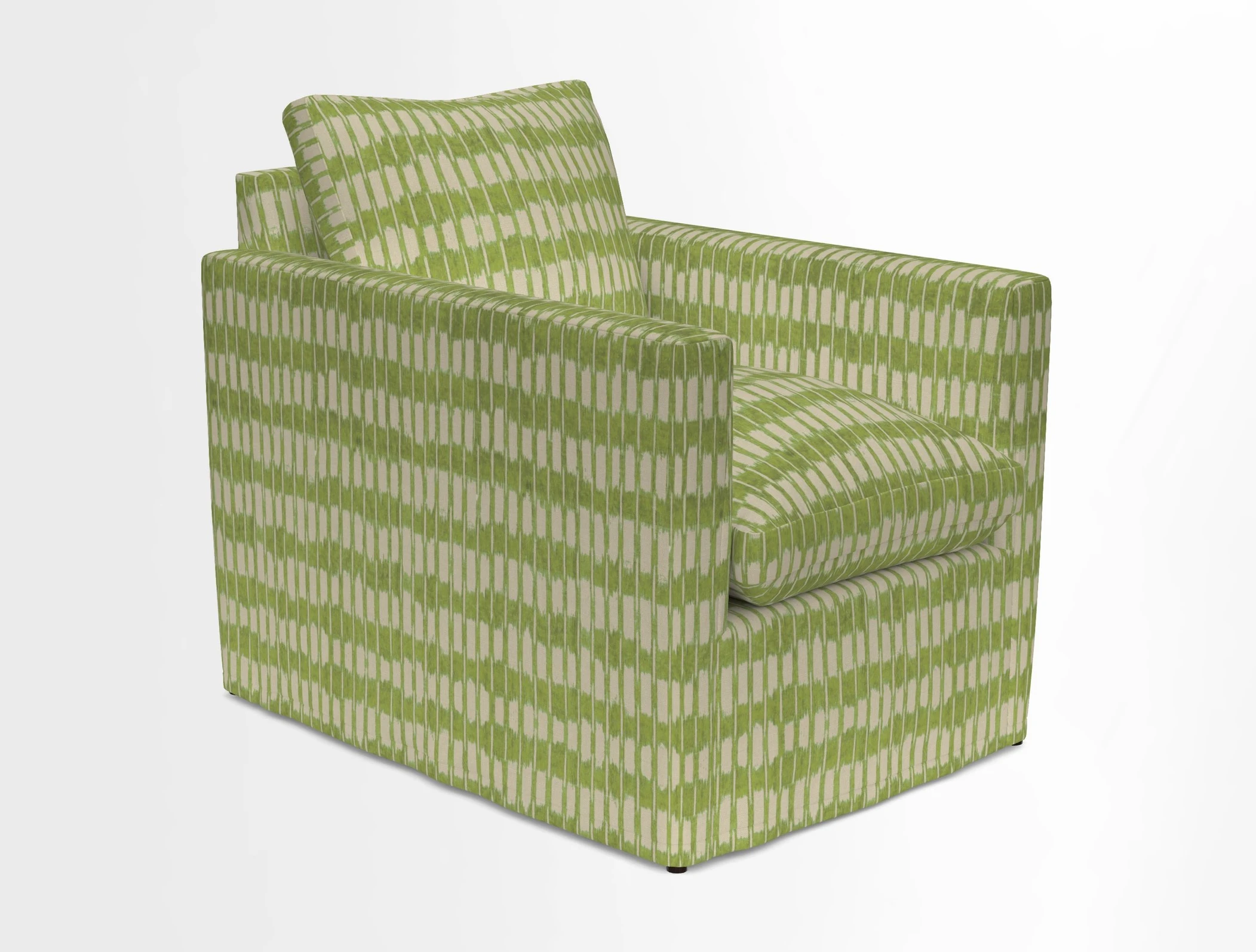 Heyshott Chair in Two Tone Plain Biscuit. Loose cover option available