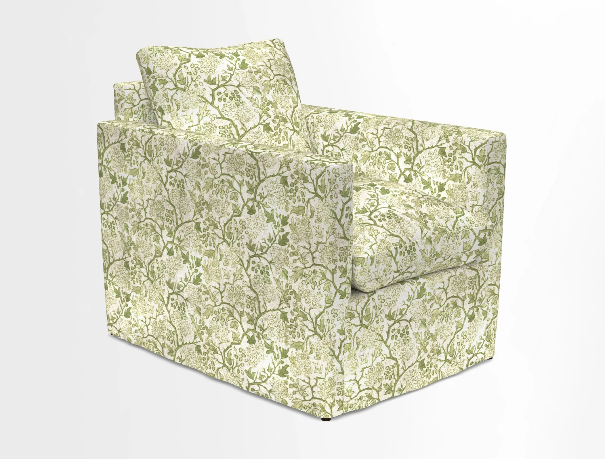 Heyshott Chair in Two Tone Plain Biscuit. Loose cover option available