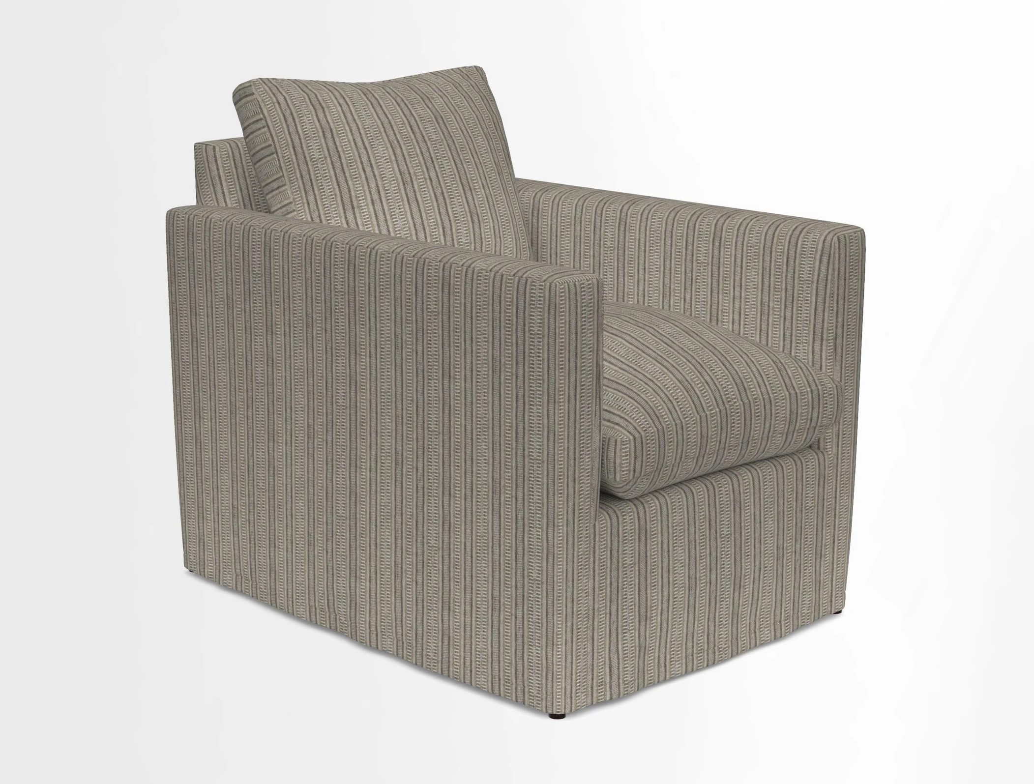 Heyshott Chair in Two Tone Plain Biscuit. Loose cover option available