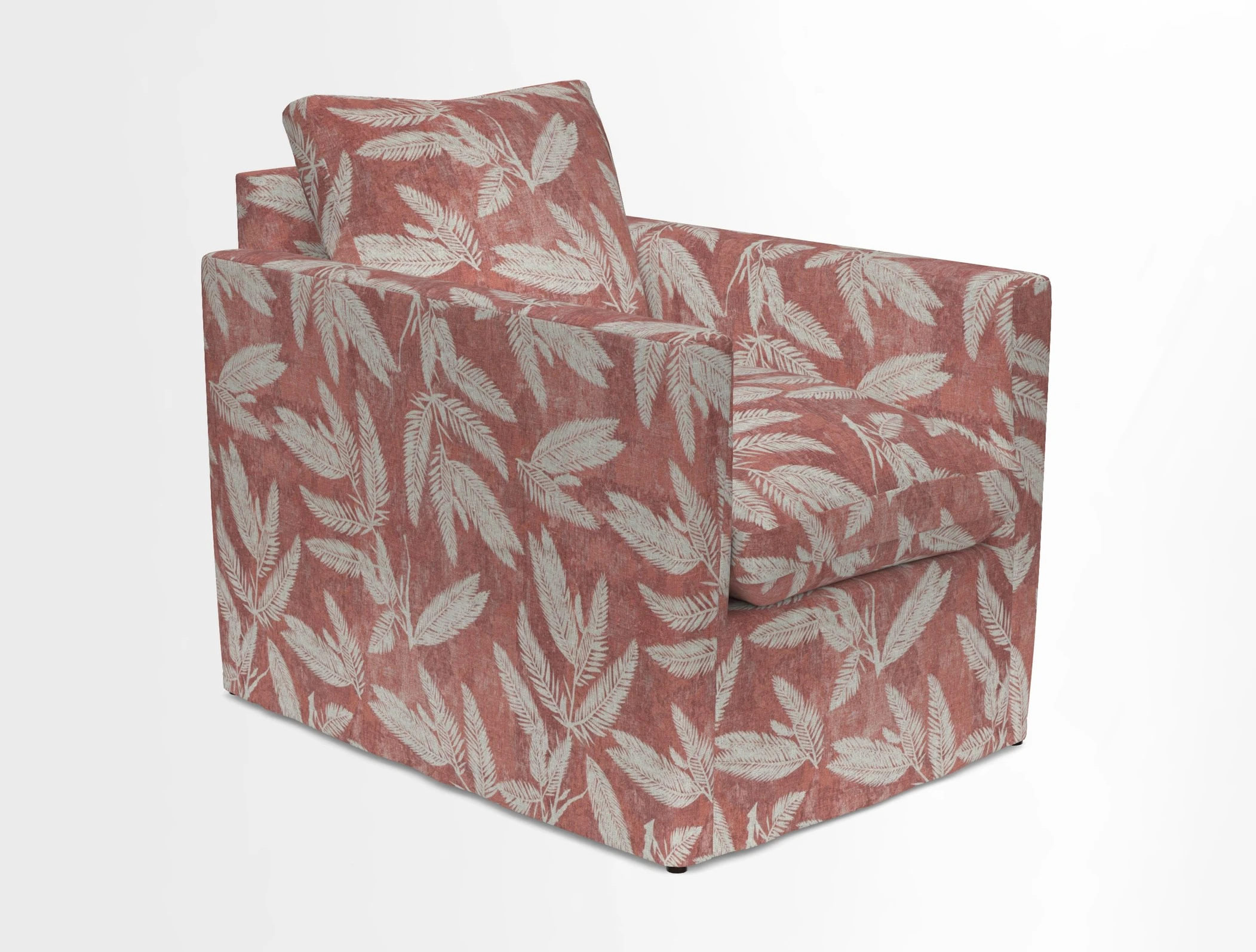 Heyshott Chair in Two Tone Plain Biscuit. Loose cover option available
