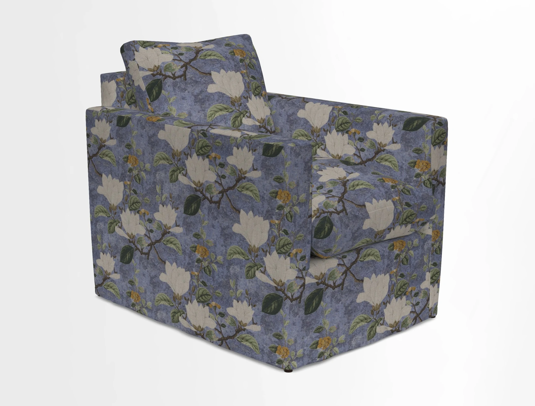 Heyshott Chair in Two Tone Plain Biscuit. Loose cover option available