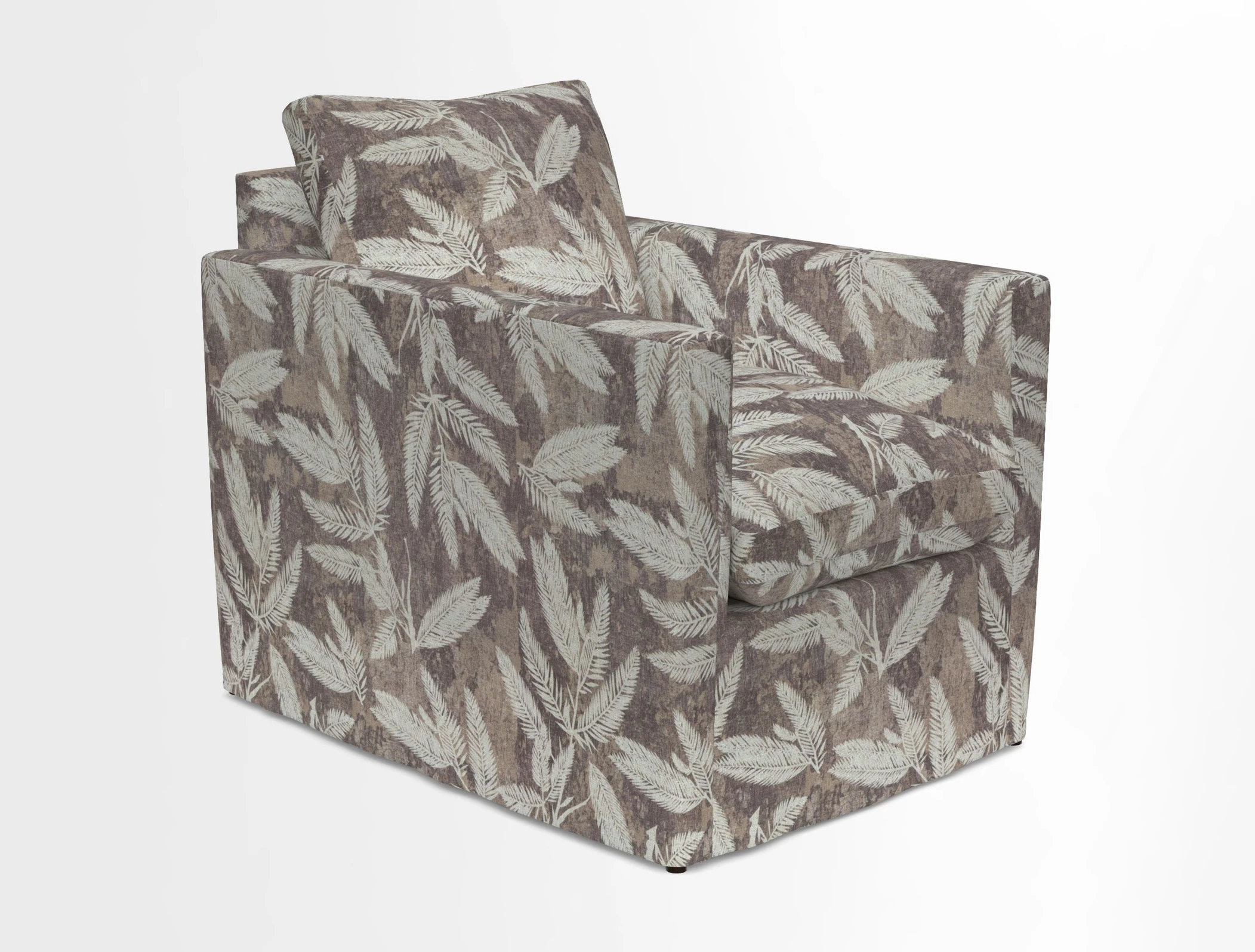 Heyshott Chair in Two Tone Plain Biscuit. Loose cover option available
