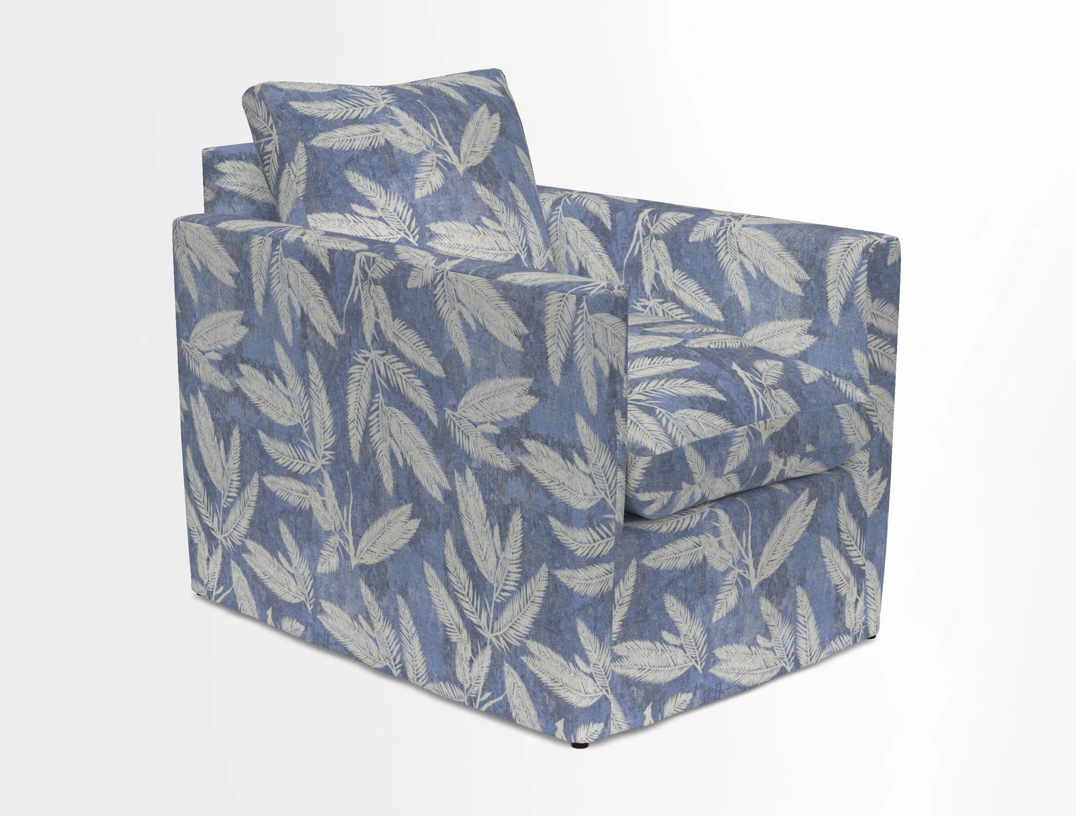 Heyshott Chair in Two Tone Plain Biscuit. Loose cover option available