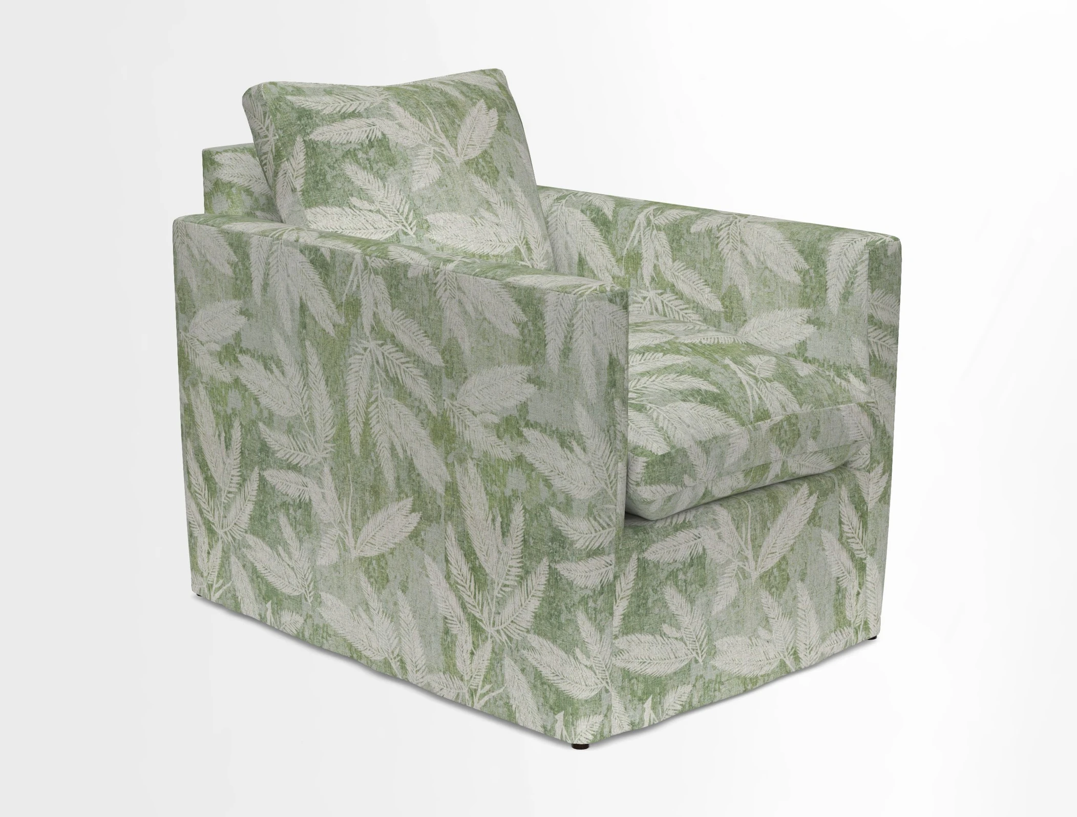 Heyshott Chair in Two Tone Plain Biscuit. Loose cover option available