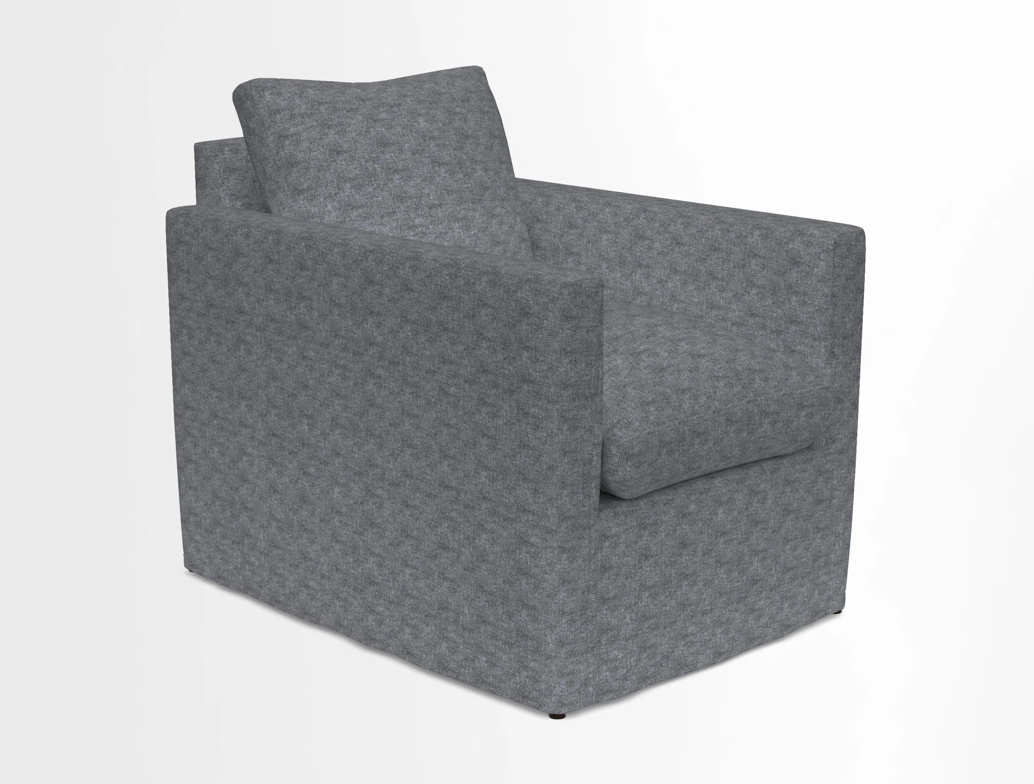 Heyshott Chair in Two Tone Plain Biscuit. Loose cover option available
