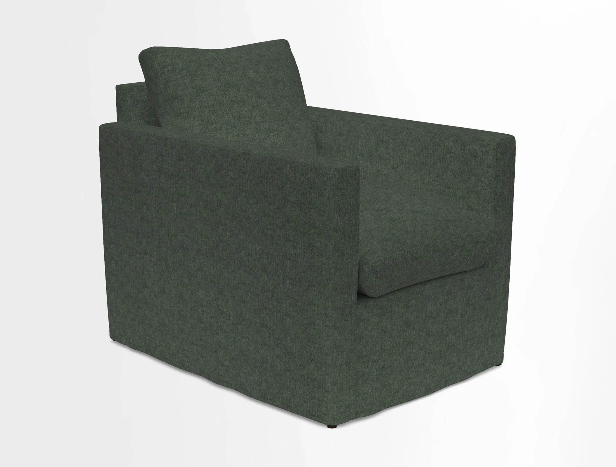 Heyshott Chair in Two Tone Plain Biscuit. Loose cover option available