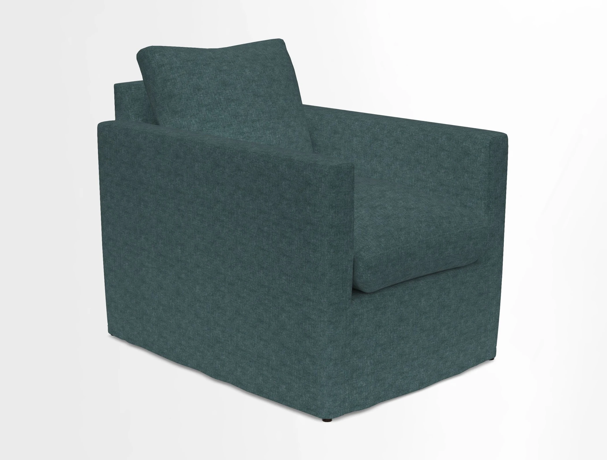 Heyshott Chair in Two Tone Plain Biscuit. Loose cover option available