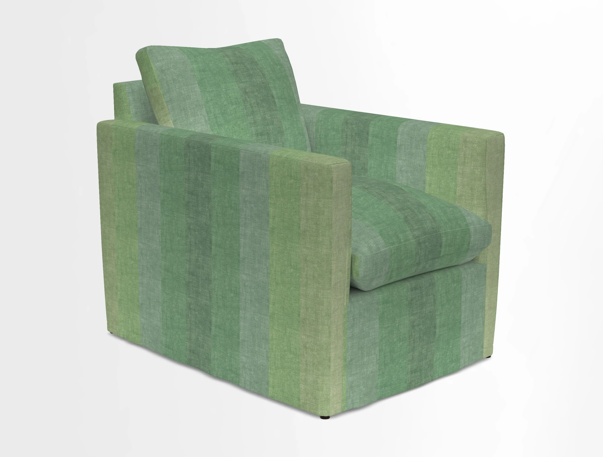 Heyshott Chair in Two Tone Plain Biscuit. Loose cover option available