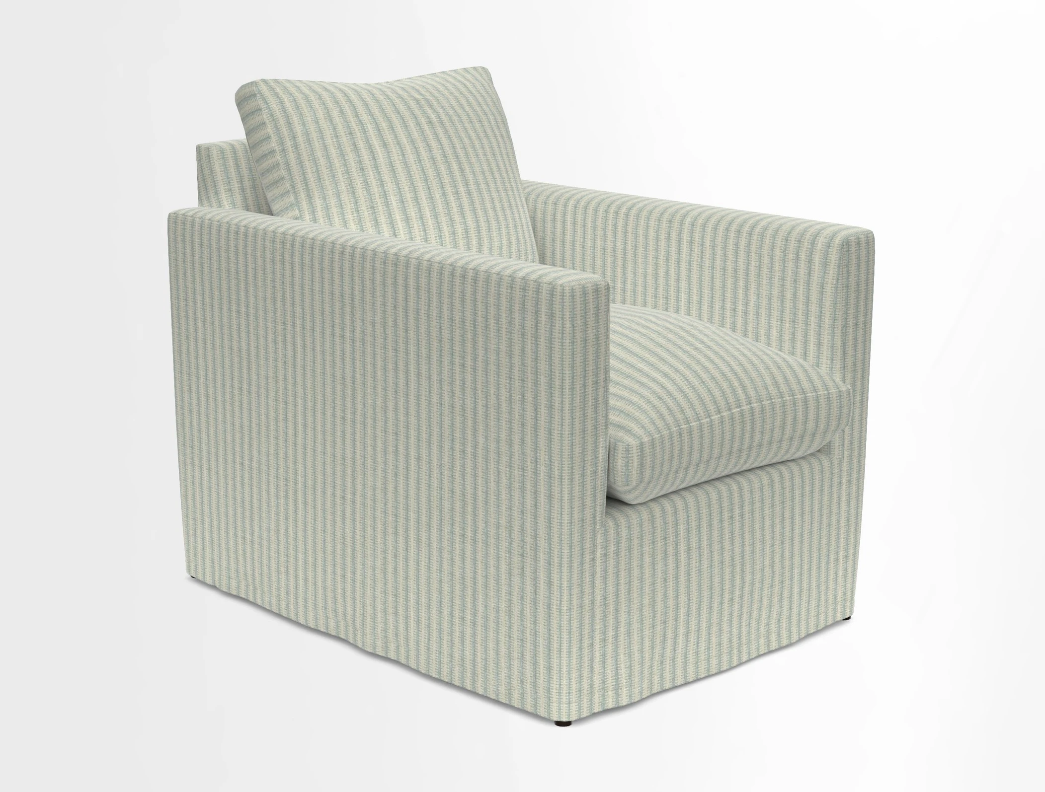 Heyshott Chair in Two Tone Plain Biscuit. Loose cover option available