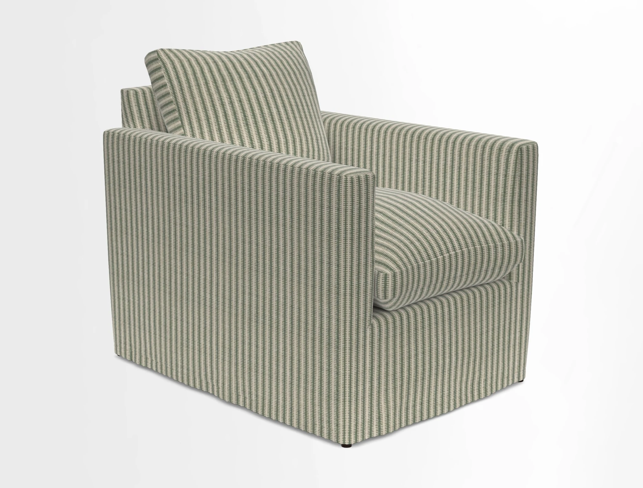Heyshott Chair in Two Tone Plain Biscuit. Loose cover option available