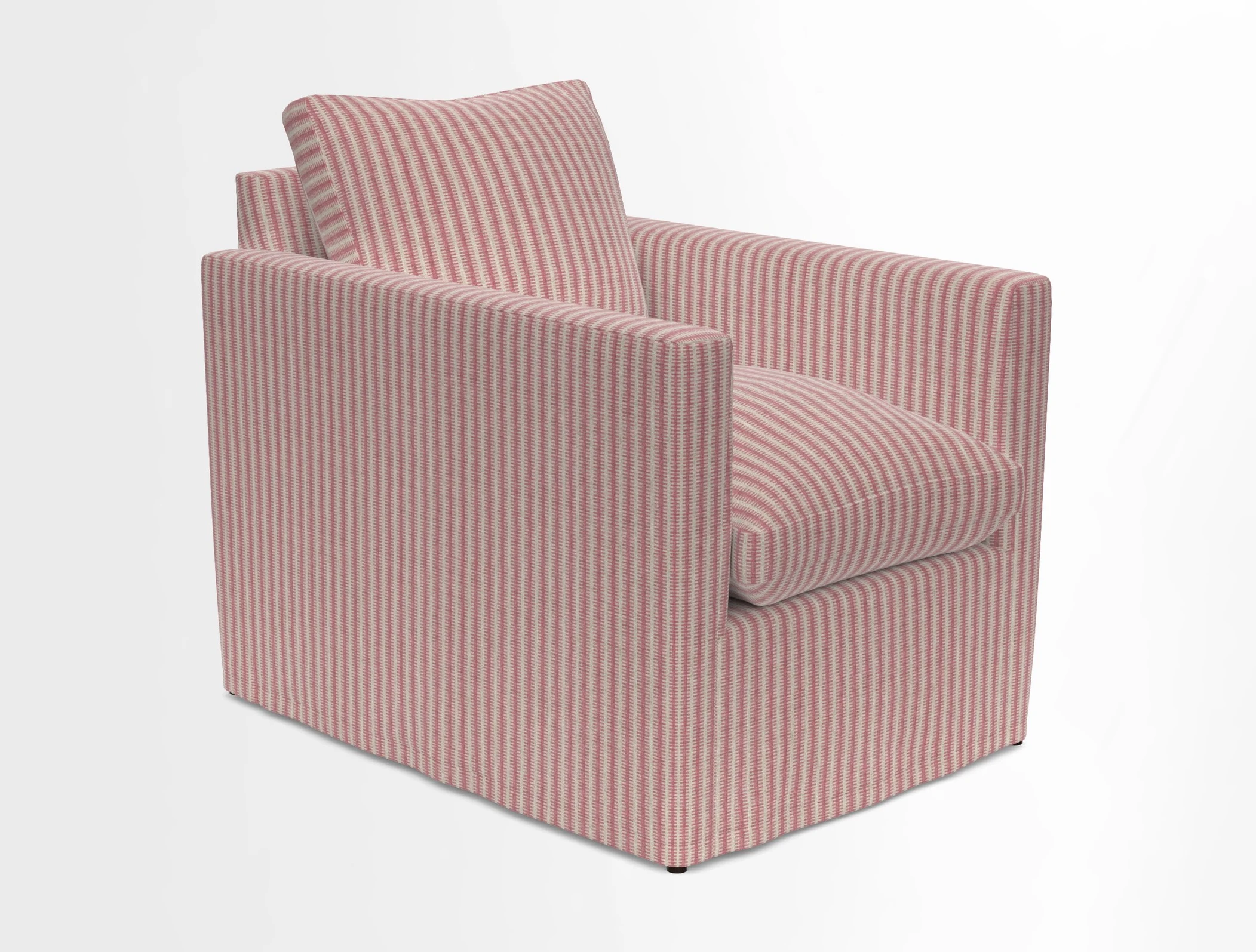 Heyshott Chair in Two Tone Plain Biscuit. Loose cover option available