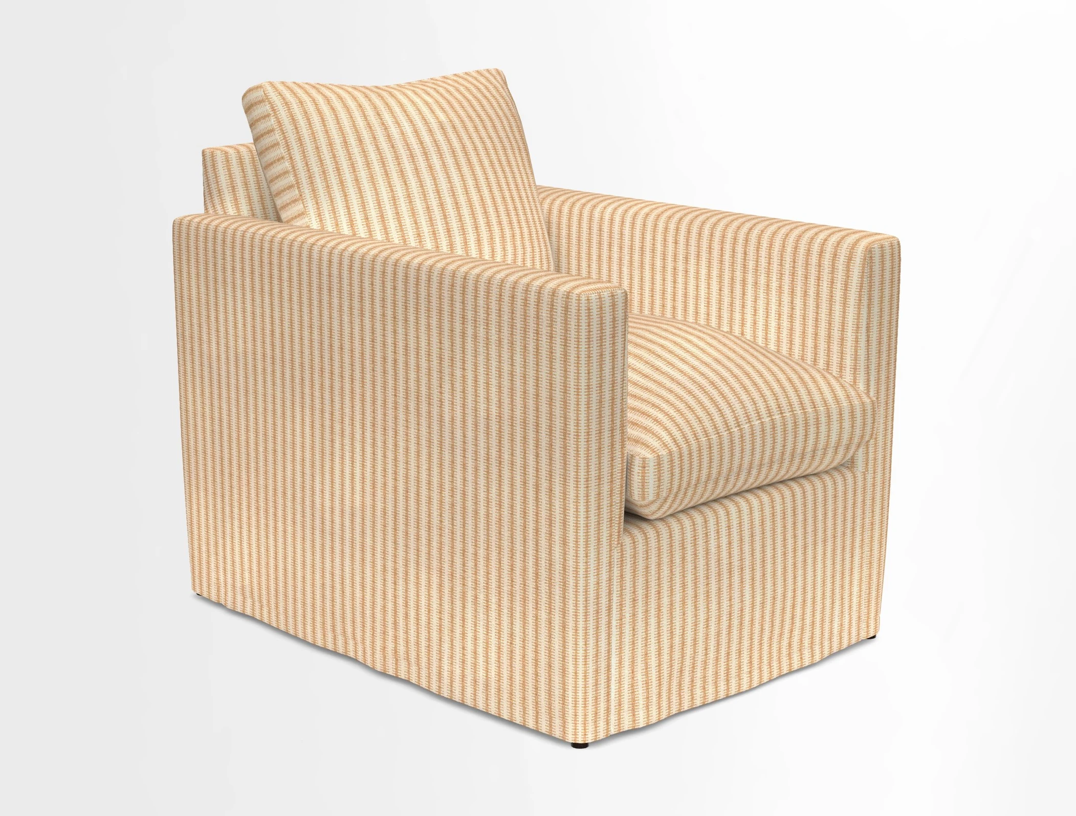 Heyshott Chair in Two Tone Plain Biscuit. Loose cover option available