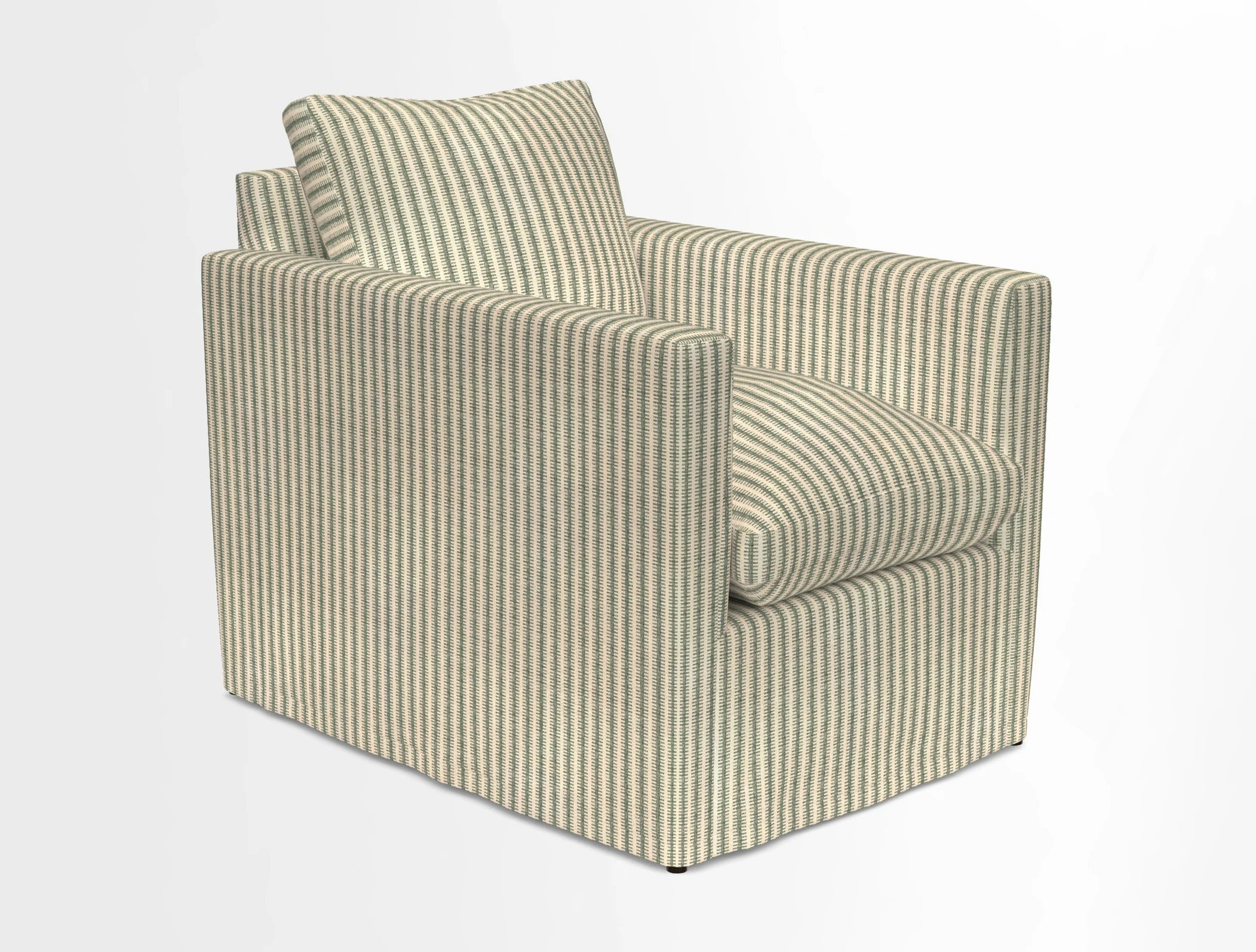 Heyshott Chair in Two Tone Plain Biscuit. Loose cover option available