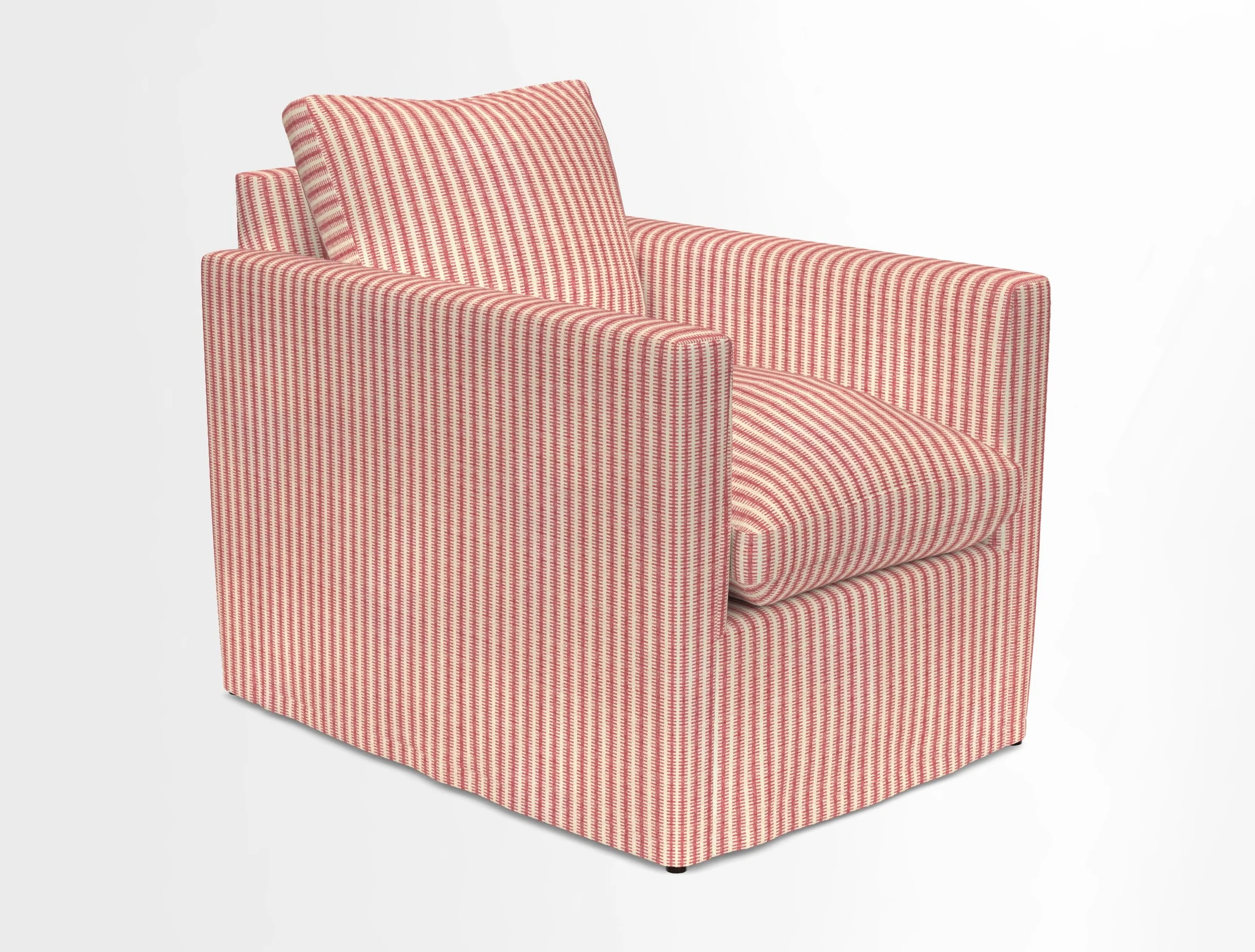 Heyshott Chair in Two Tone Plain Biscuit. Loose cover option available