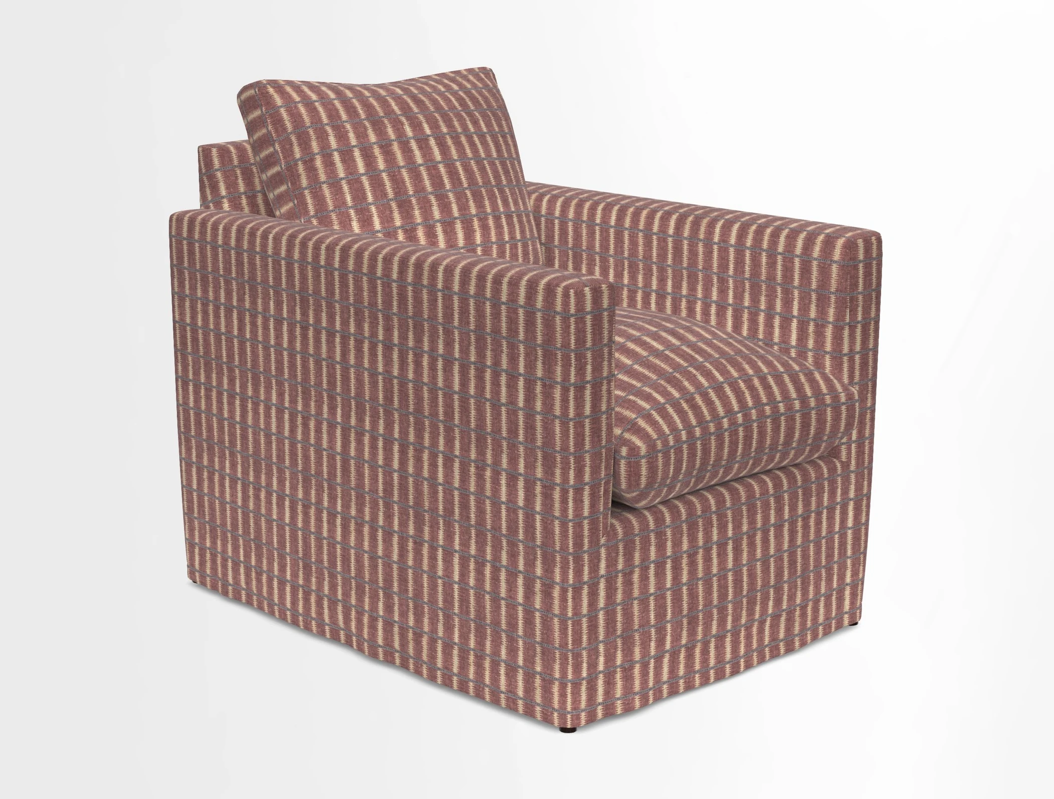 Heyshott Chair in Two Tone Plain Biscuit. Loose cover option available