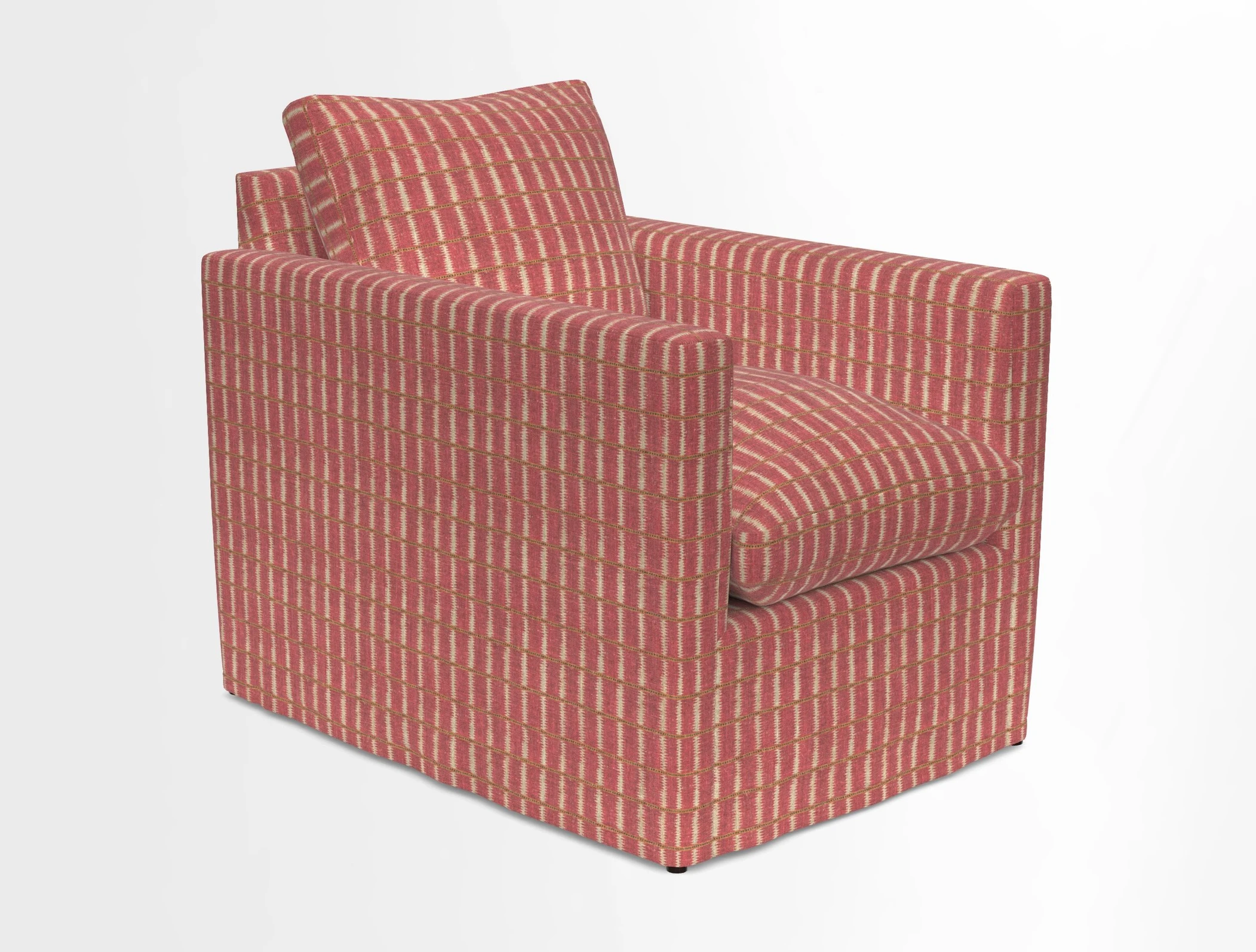 Heyshott Chair in Two Tone Plain Biscuit. Loose cover option available