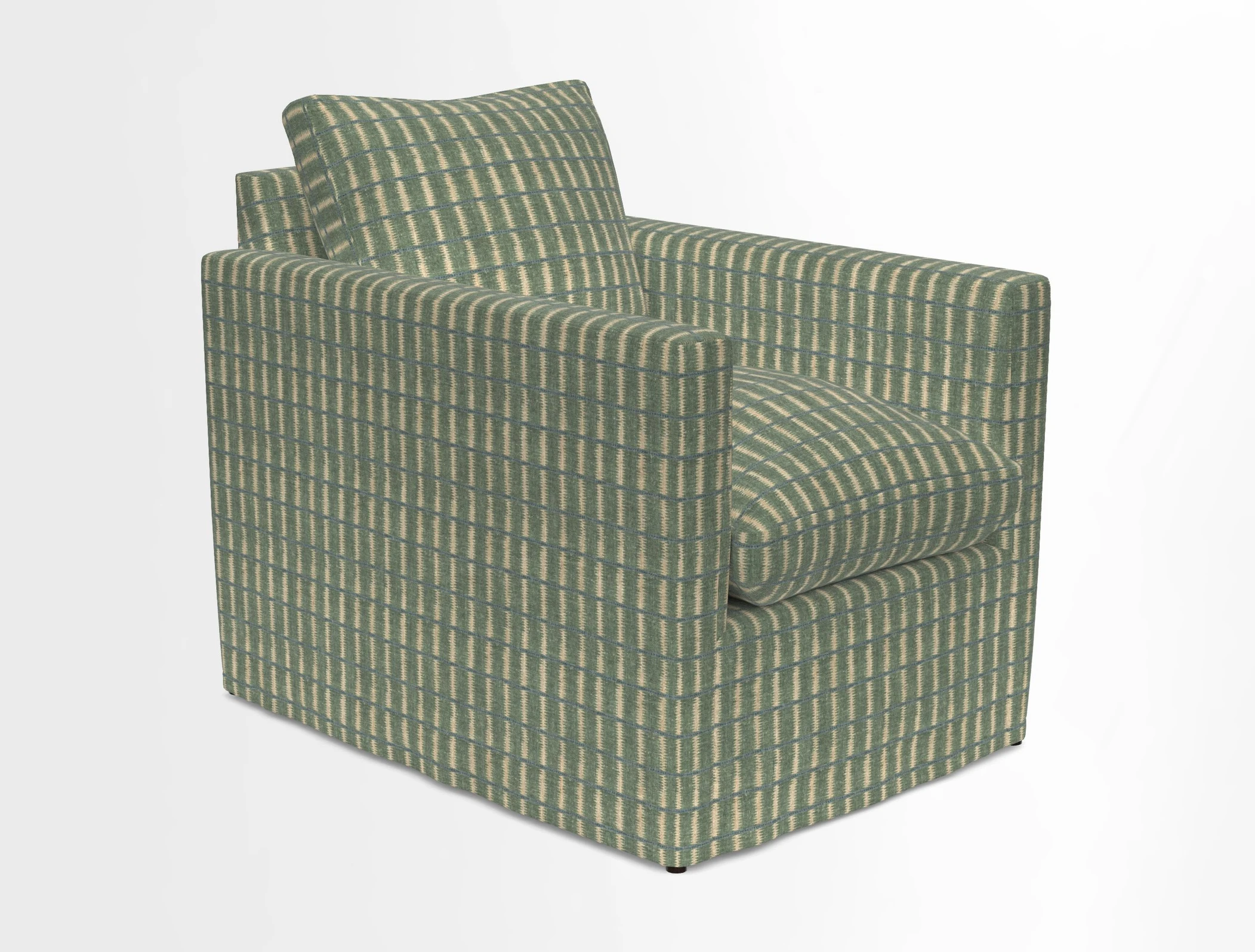 Heyshott Chair in Two Tone Plain Biscuit. Loose cover option available