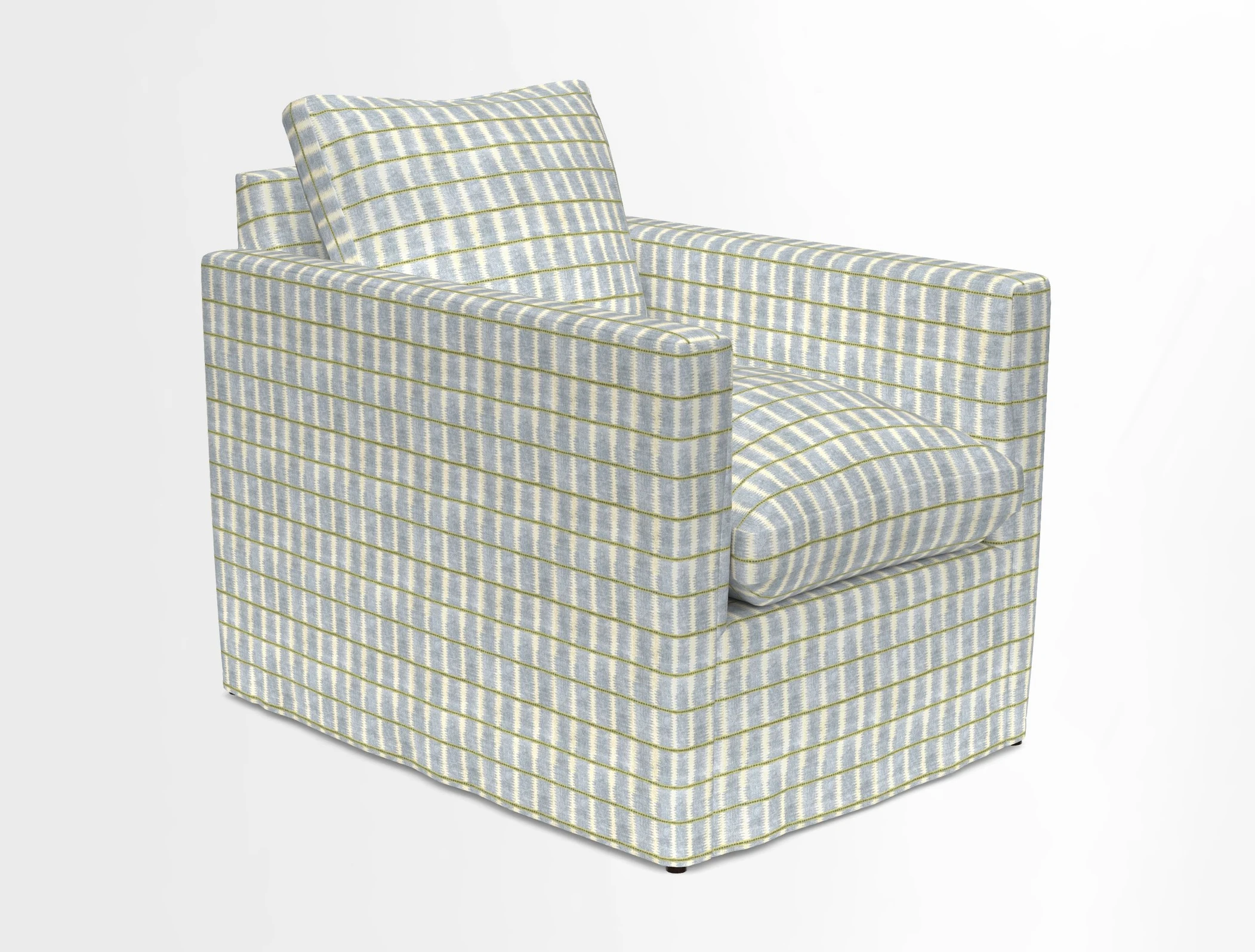 Heyshott Chair in Two Tone Plain Biscuit. Loose cover option available