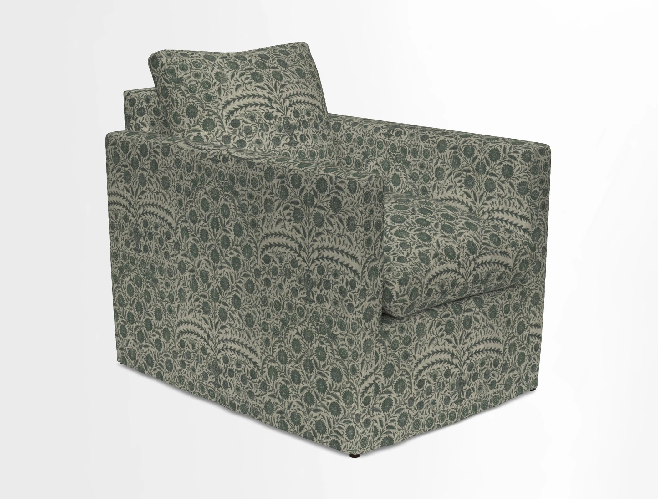 Heyshott Chair in Two Tone Plain Biscuit. Loose cover option available