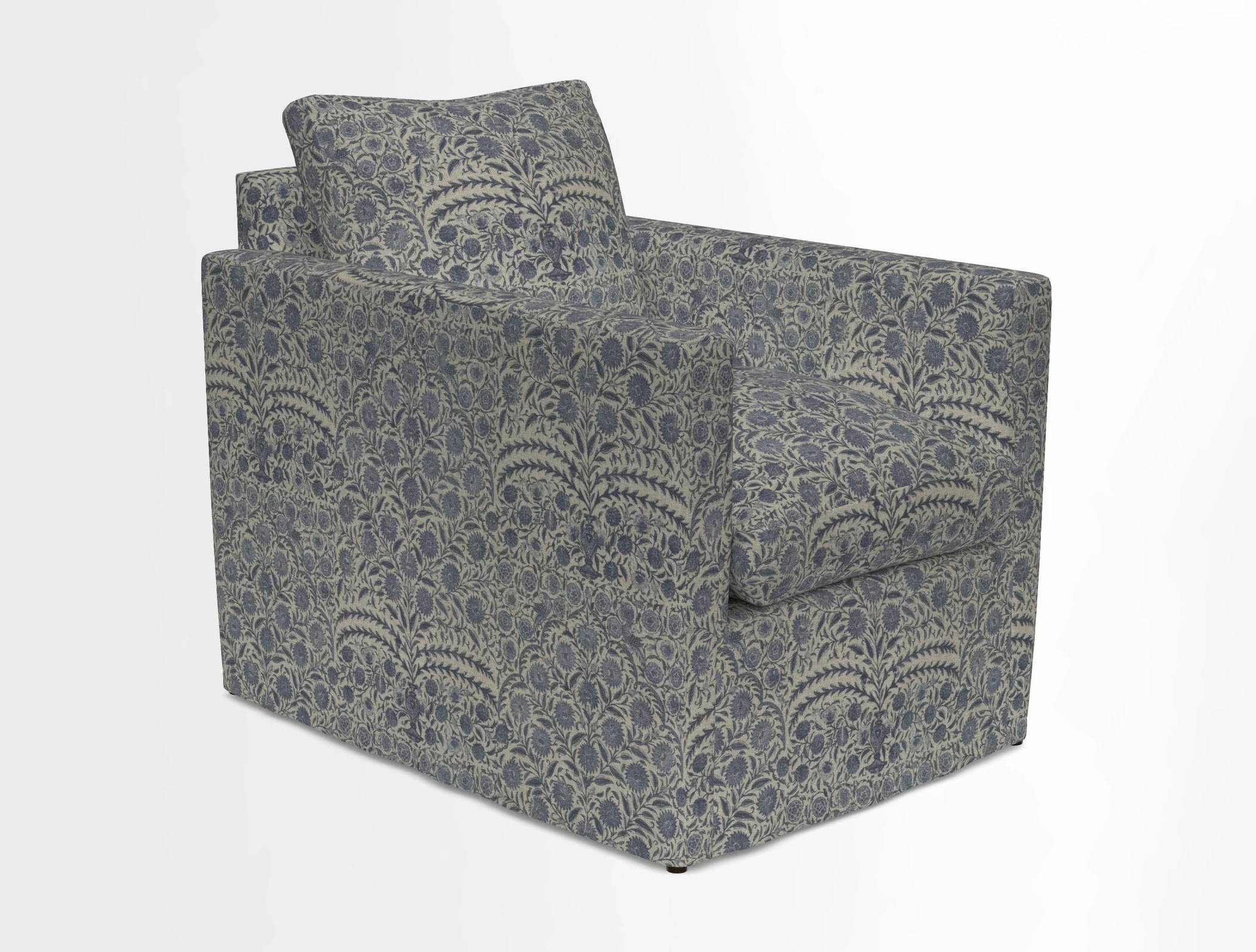 Heyshott Chair in Two Tone Plain Biscuit. Loose cover option available