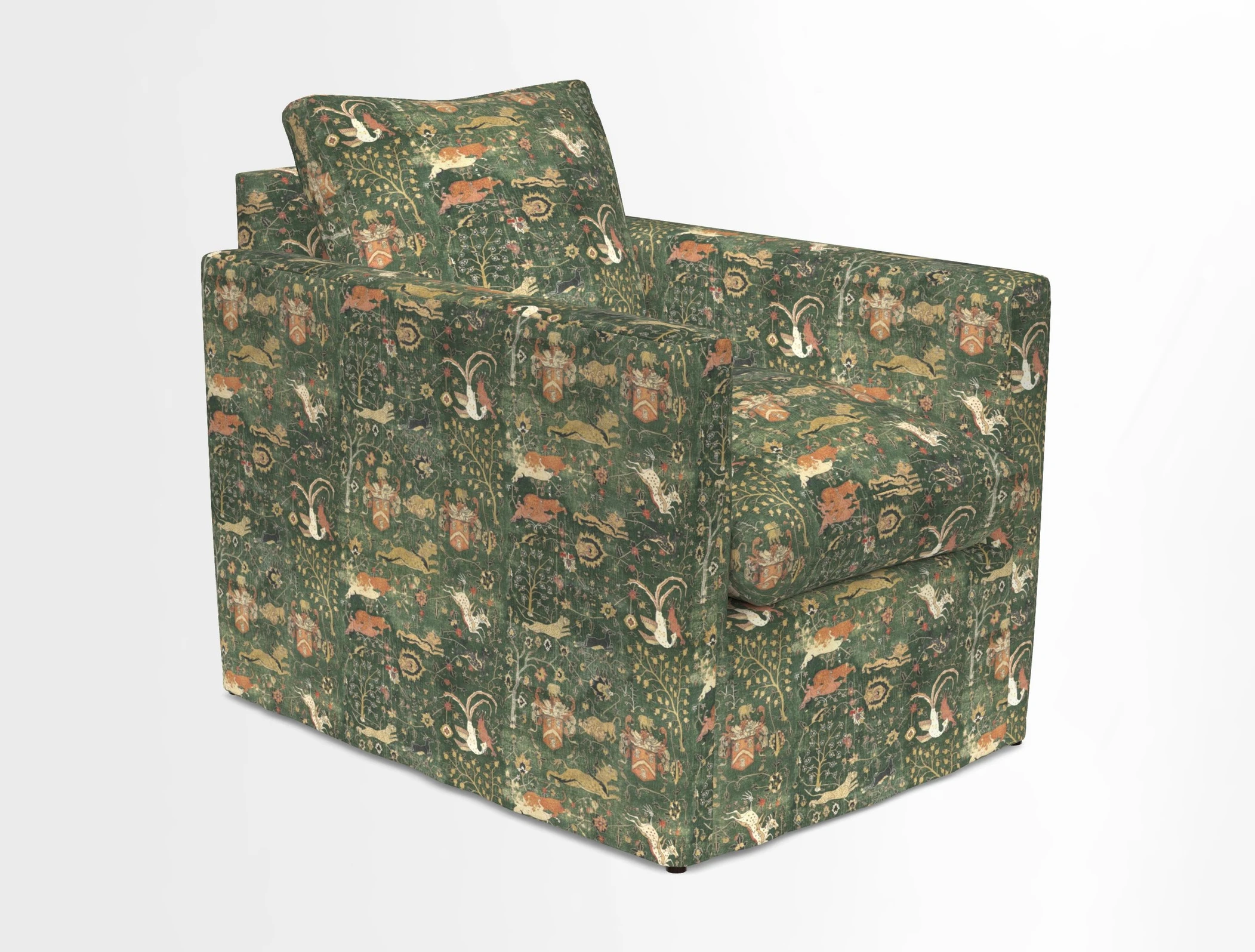 Heyshott Chair in Two Tone Plain Biscuit. Loose cover option available