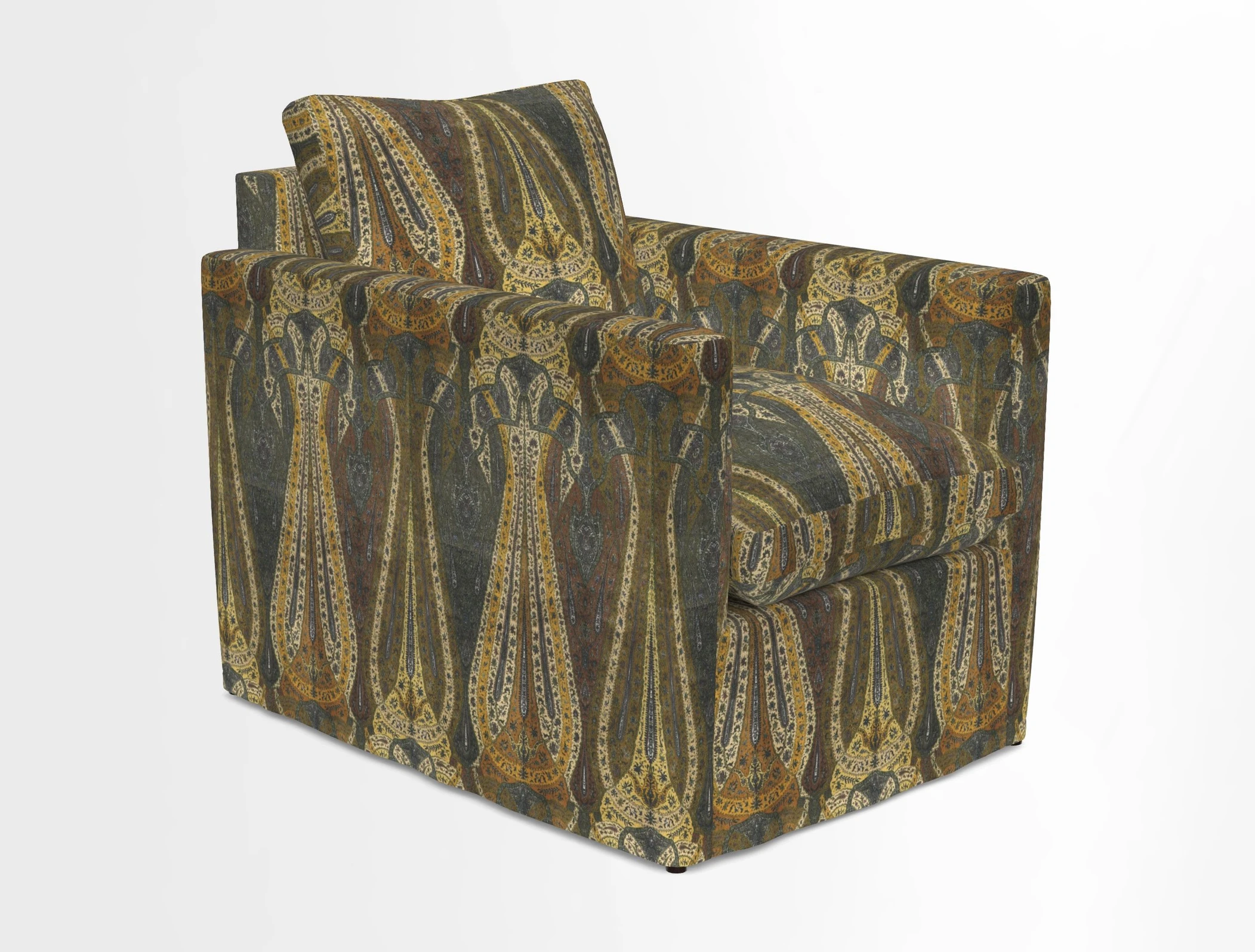 Heyshott Chair in Two Tone Plain Biscuit. Loose cover option available