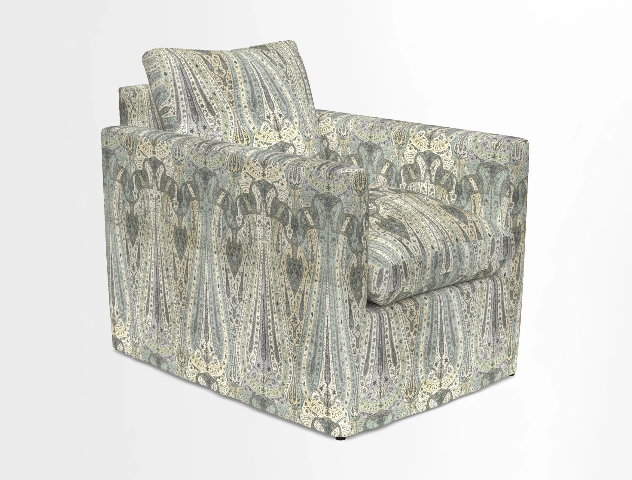 Heyshott Chair in Two Tone Plain Biscuit. Loose cover option available