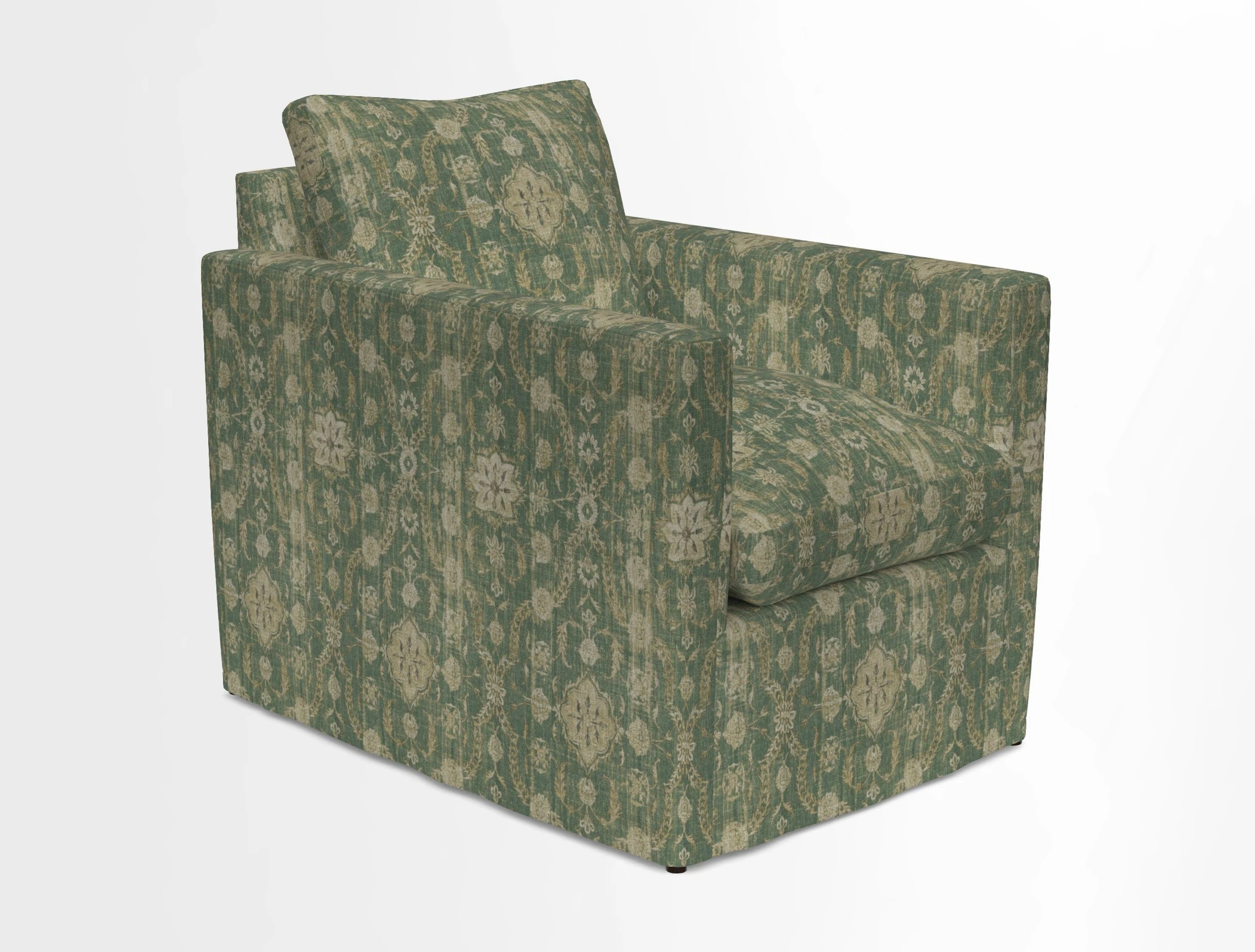 Heyshott Chair in Two Tone Plain Biscuit. Loose cover option available