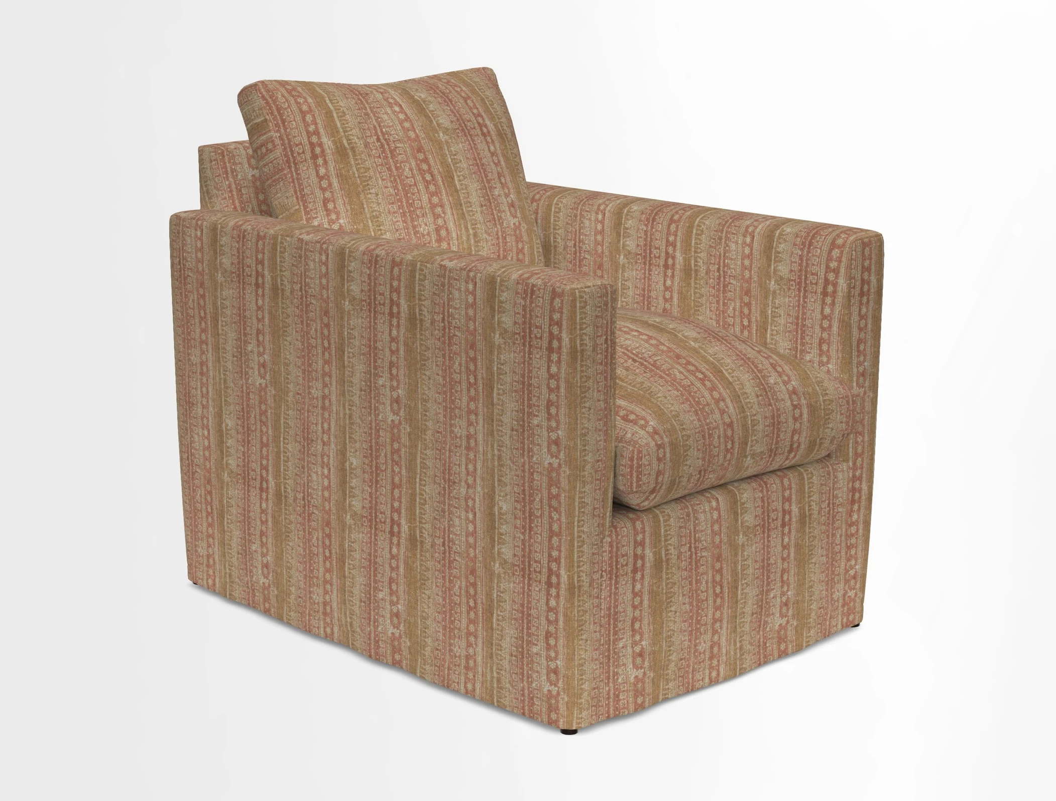 Heyshott Chair in Two Tone Plain Biscuit. Loose cover option available