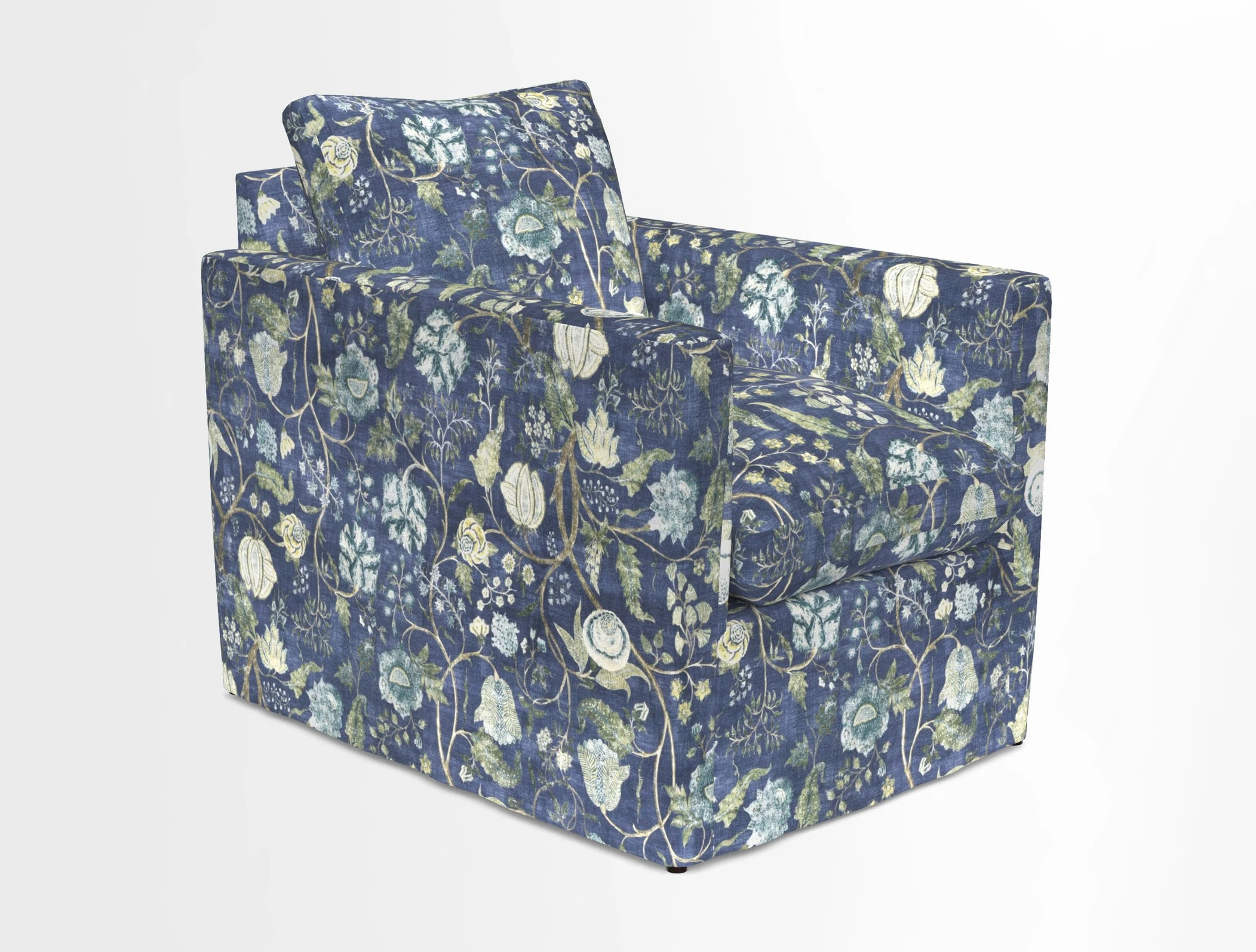 Heyshott Chair in Two Tone Plain Biscuit. Loose cover option available