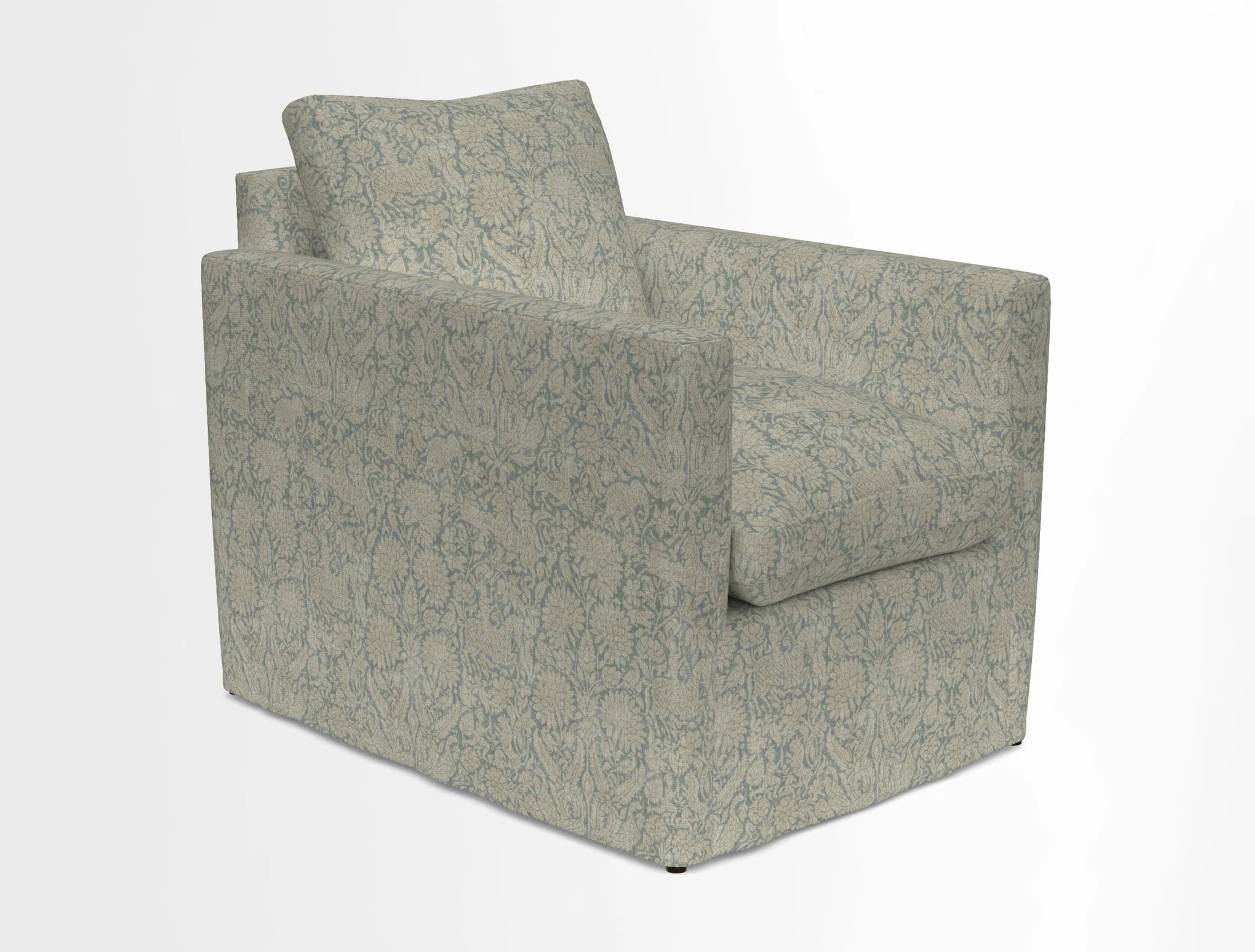 Heyshott Chair in Two Tone Plain Biscuit. Loose cover option available
