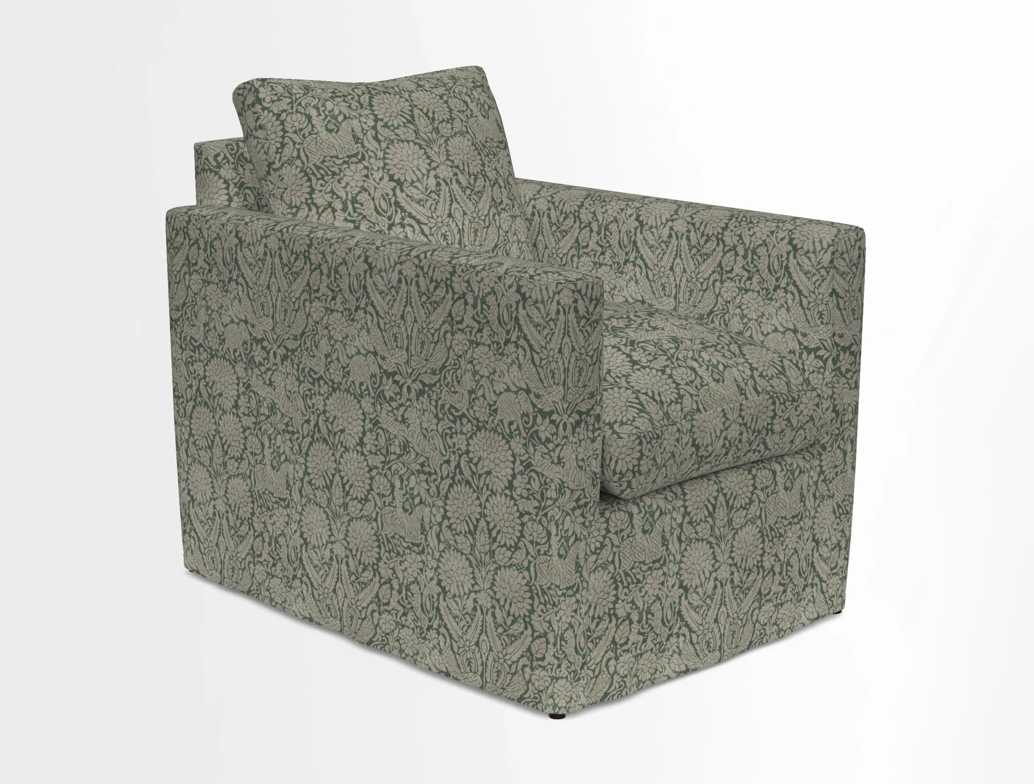 Heyshott Chair in Two Tone Plain Biscuit. Loose cover option available
