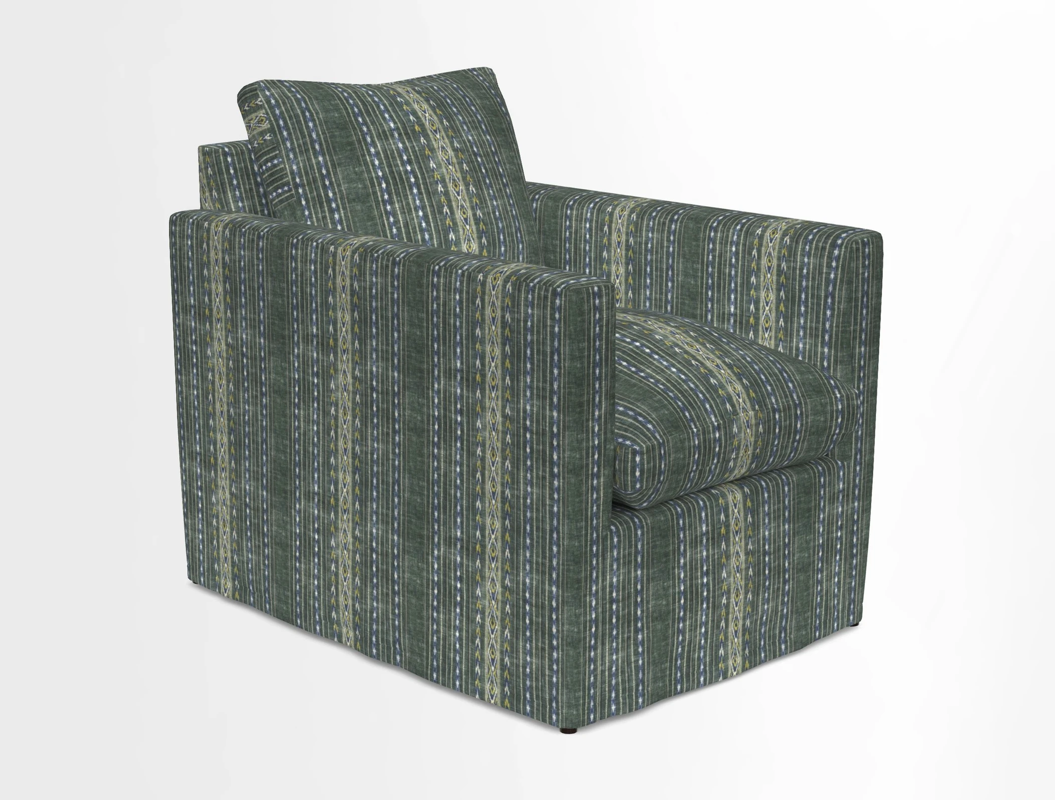 Heyshott Chair in Two Tone Plain Biscuit. Loose cover option available