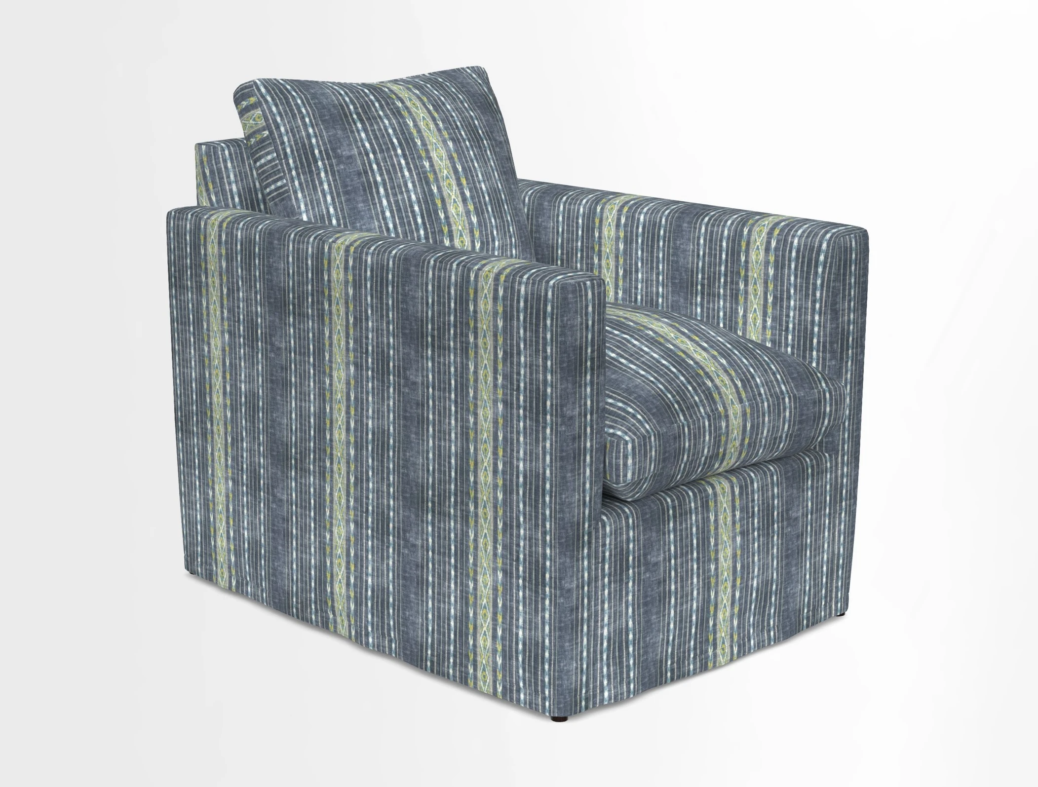 Heyshott Chair in Two Tone Plain Biscuit. Loose cover option available