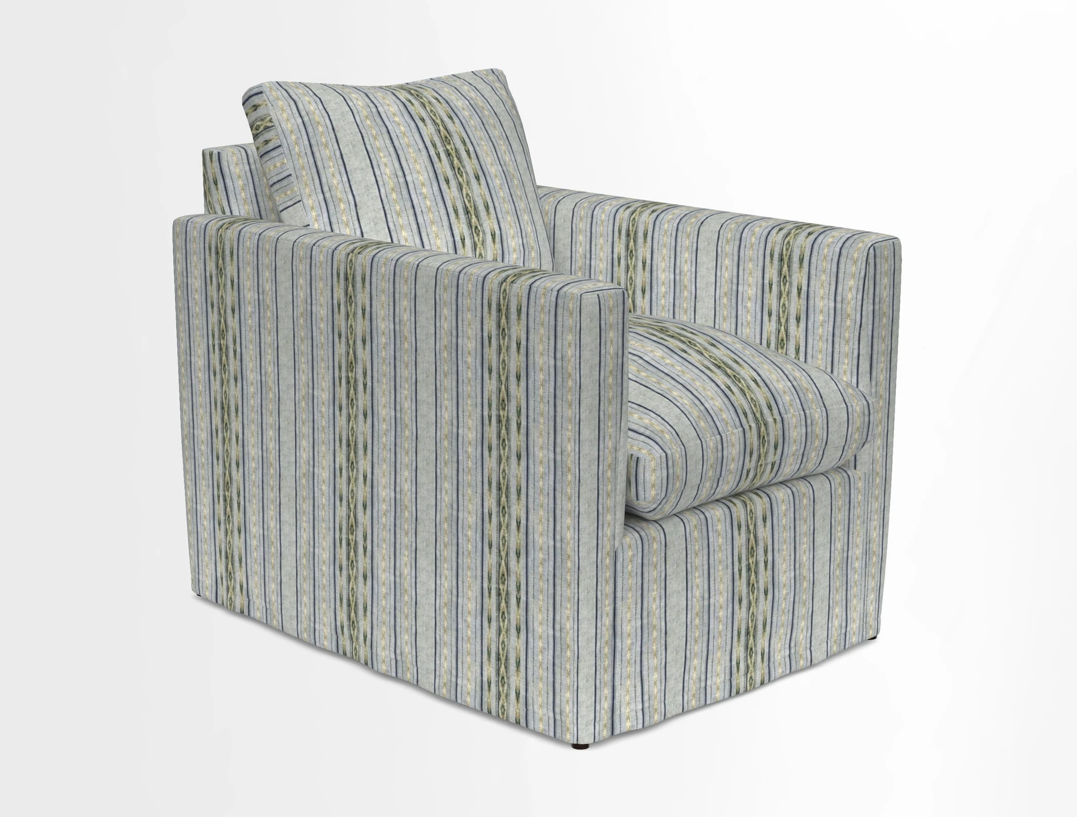 Heyshott Chair in Two Tone Plain Biscuit. Loose cover option available
