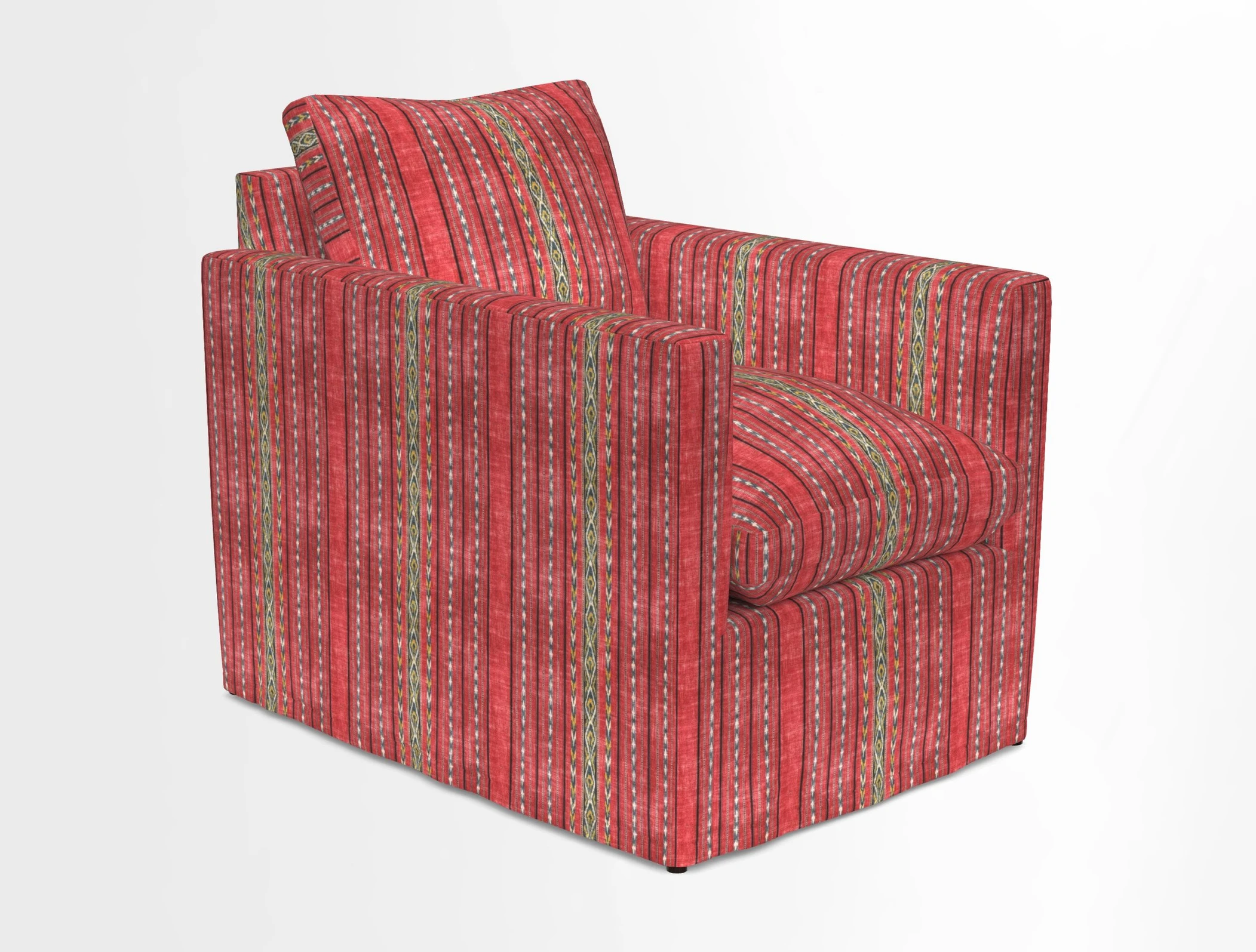 Heyshott Chair in Two Tone Plain Biscuit. Loose cover option available