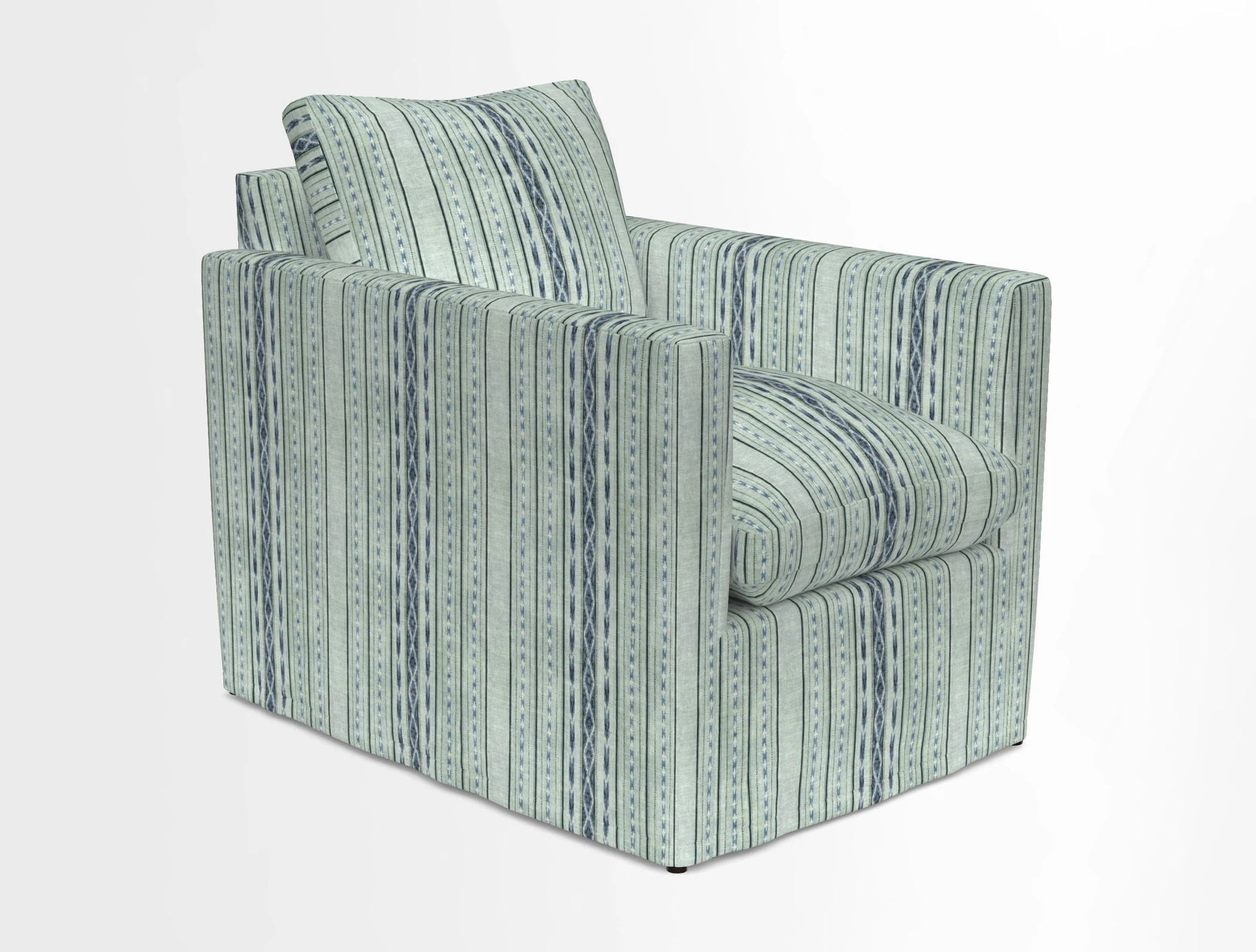 Heyshott Chair in Two Tone Plain Biscuit. Loose cover option available