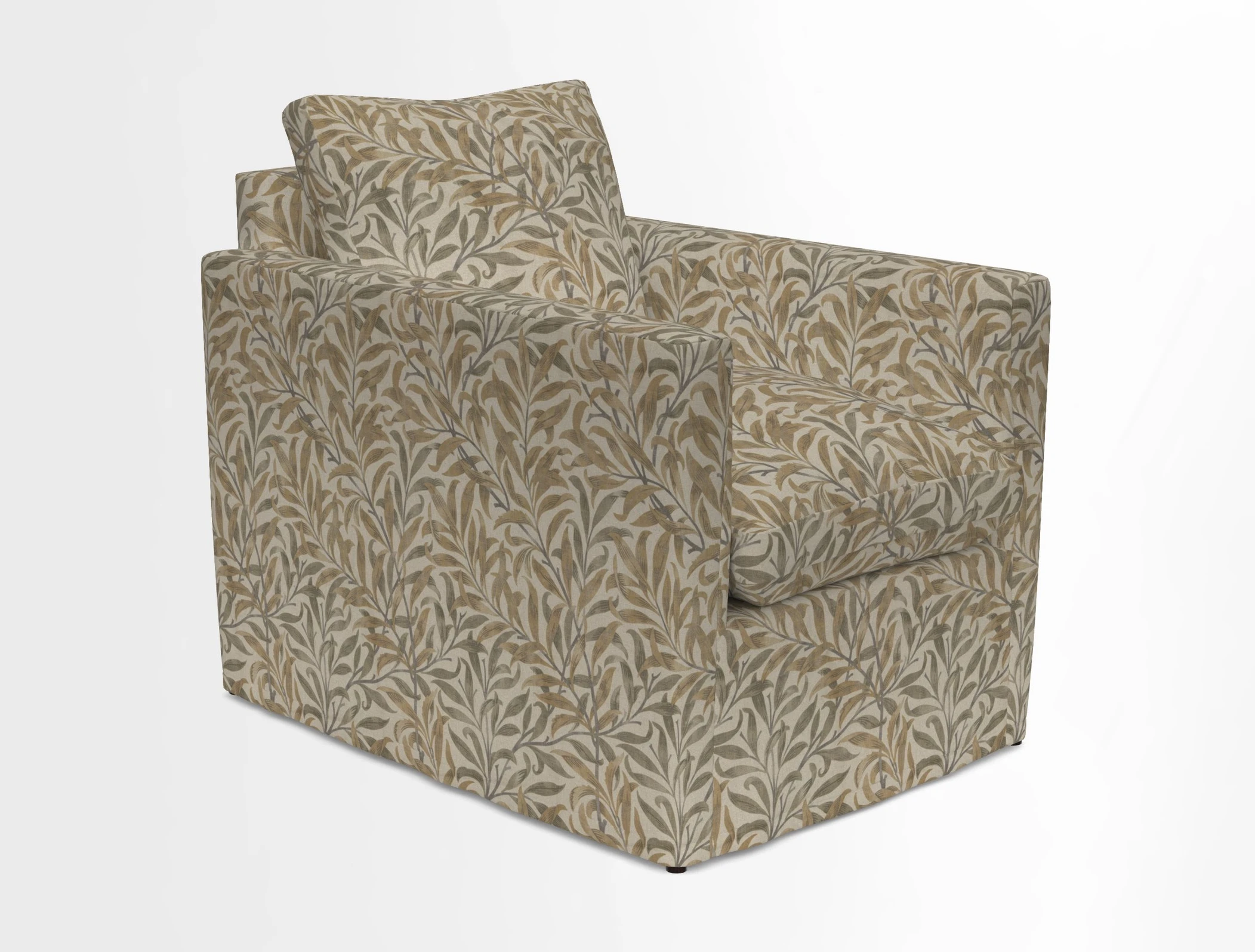 Heyshott Chair in Two Tone Plain Biscuit. Loose cover option available