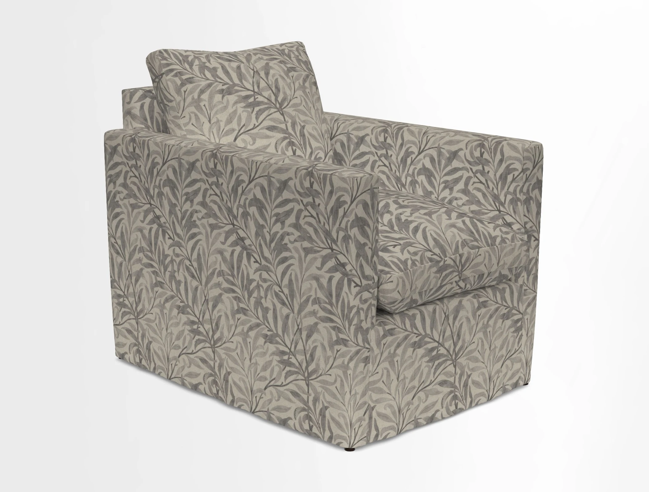 Heyshott Chair in Two Tone Plain Biscuit. Loose cover option available