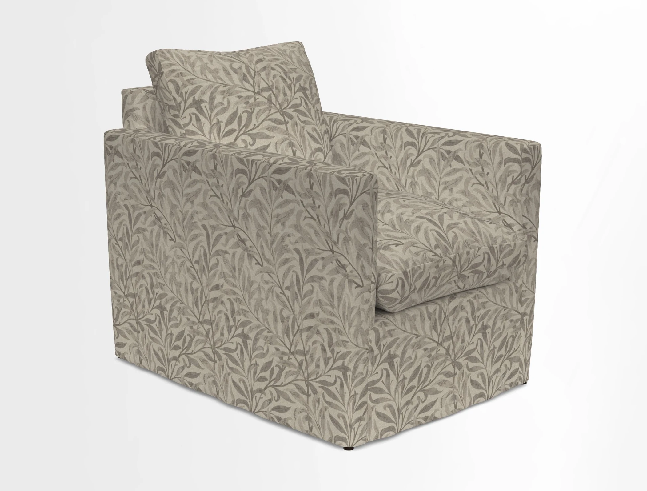Heyshott Chair in Two Tone Plain Biscuit. Loose cover option available