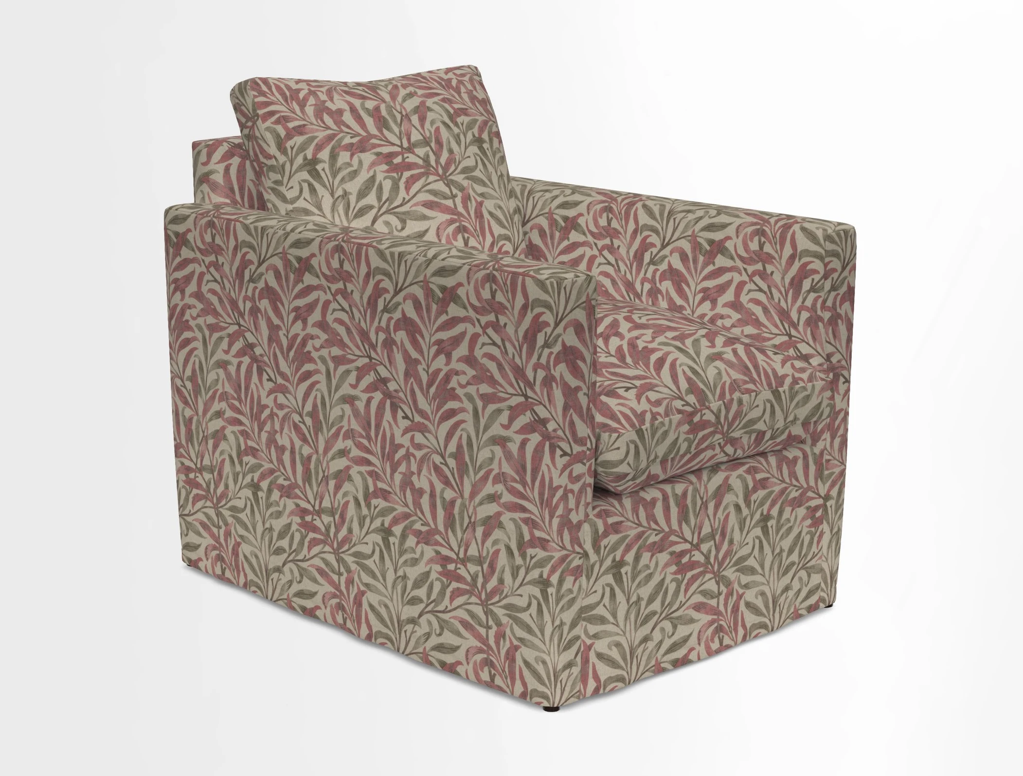 Heyshott Chair in Two Tone Plain Biscuit. Loose cover option available