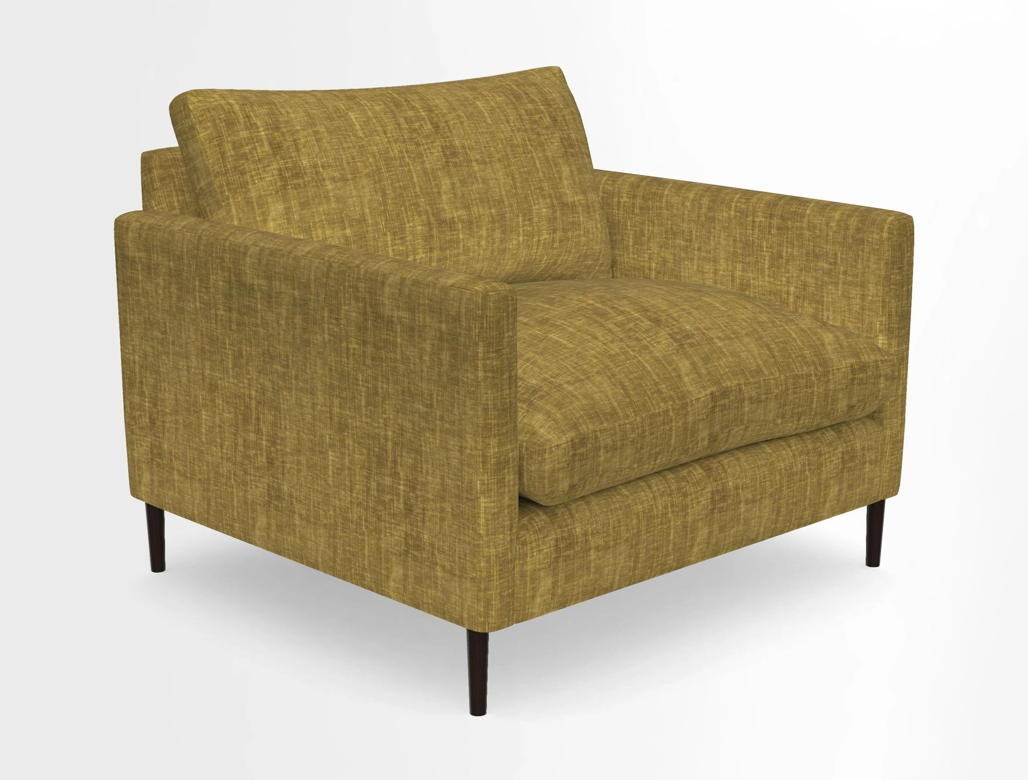 Heyshott Snuggler in Two Tone Plain Biscuit. Loose cover option available
